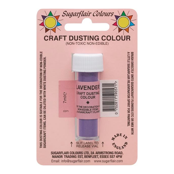 Sugarflair Craft Dusting Colour Lavender 7g