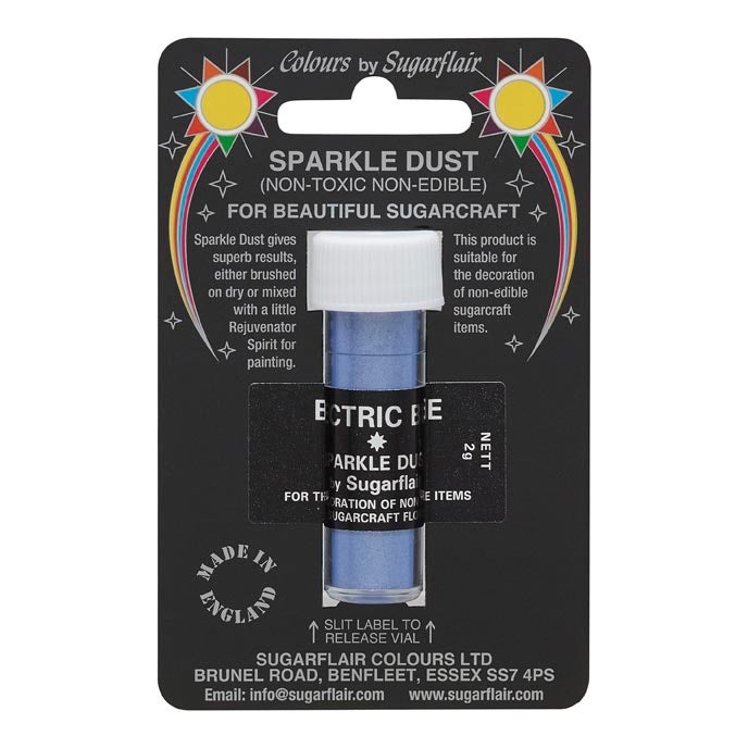 Sugarflair Sparkle Dust Electric Blue 2g