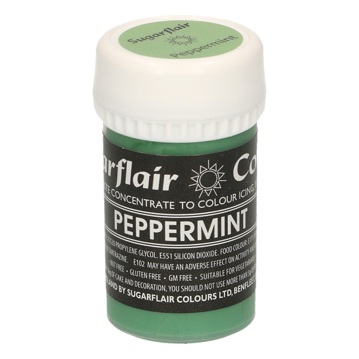 Sugarflair Paste Colour Pastel PEPPERMINT, 25g