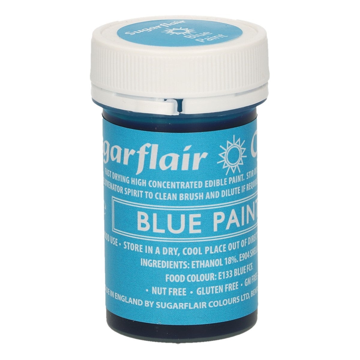 Sugarflair Edible Matt Paint -Blue- 20g