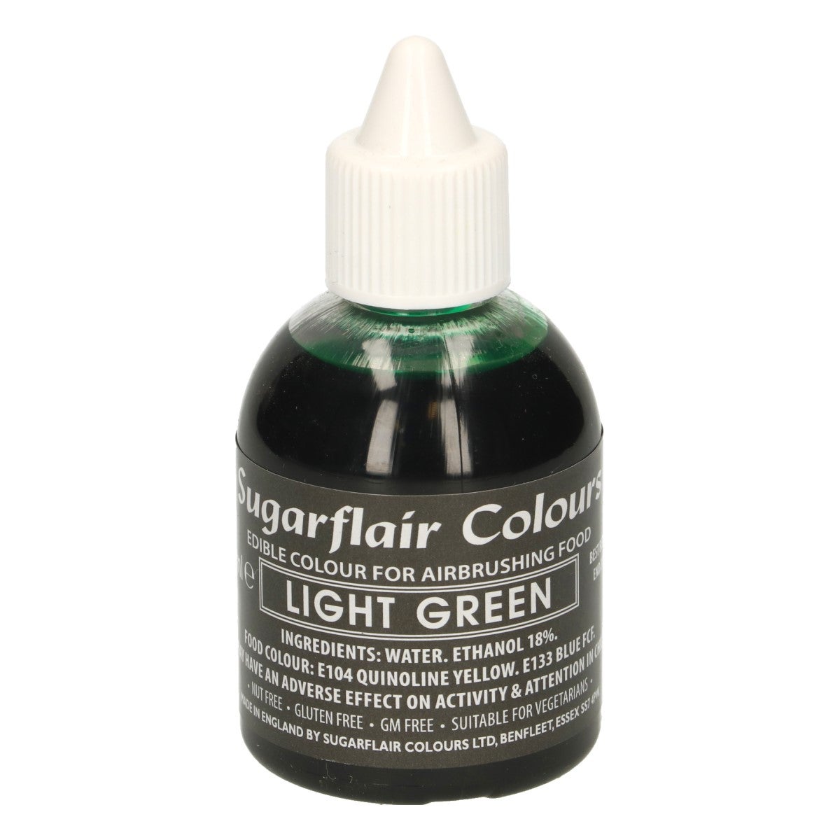 Sugarflair Airbrush Colouring -Light Green- 60ml
