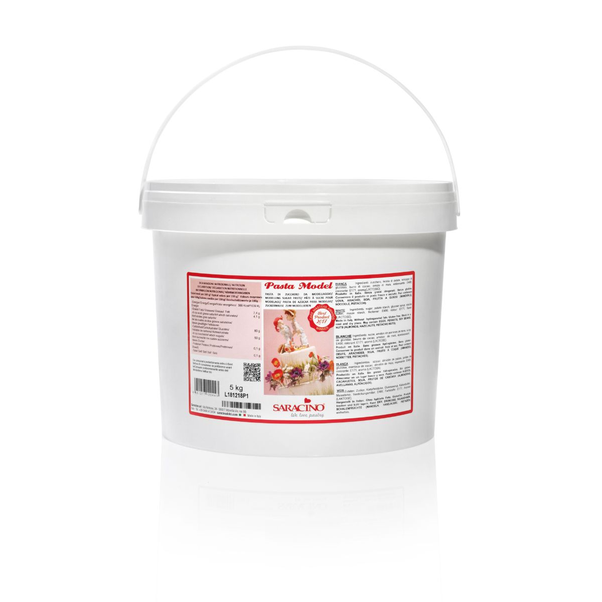 Saracino Modelling Paste - White 5 kg