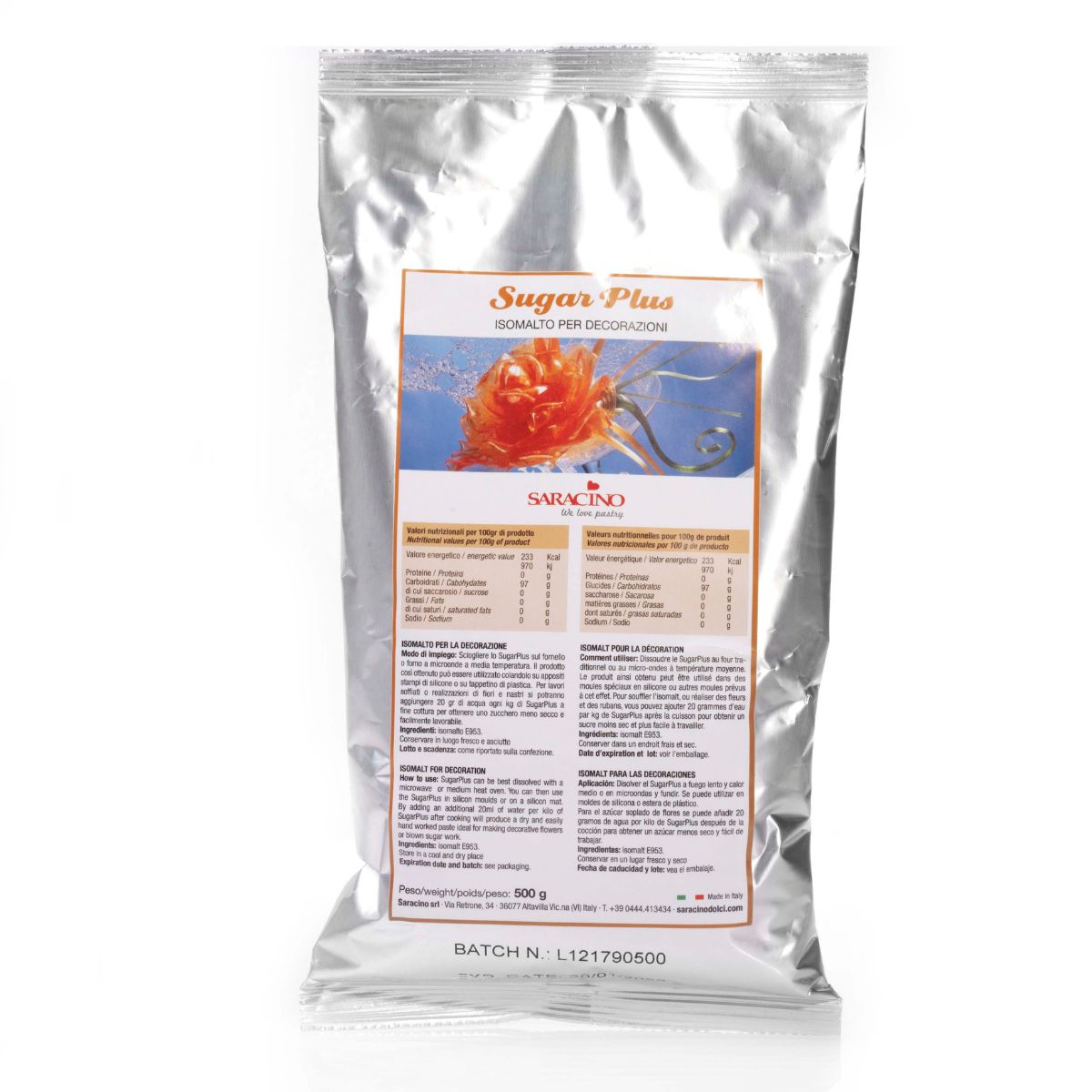 Saracino Isomalt Sugarplus 500 g