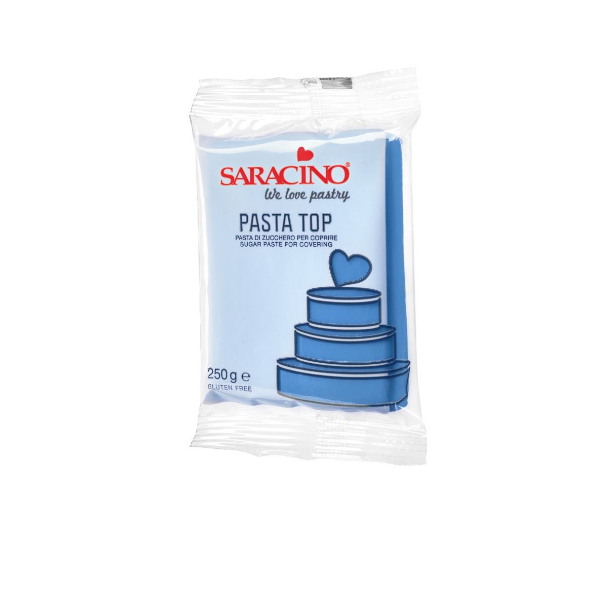 Saracino Top Sugar Paste - Blue 250g