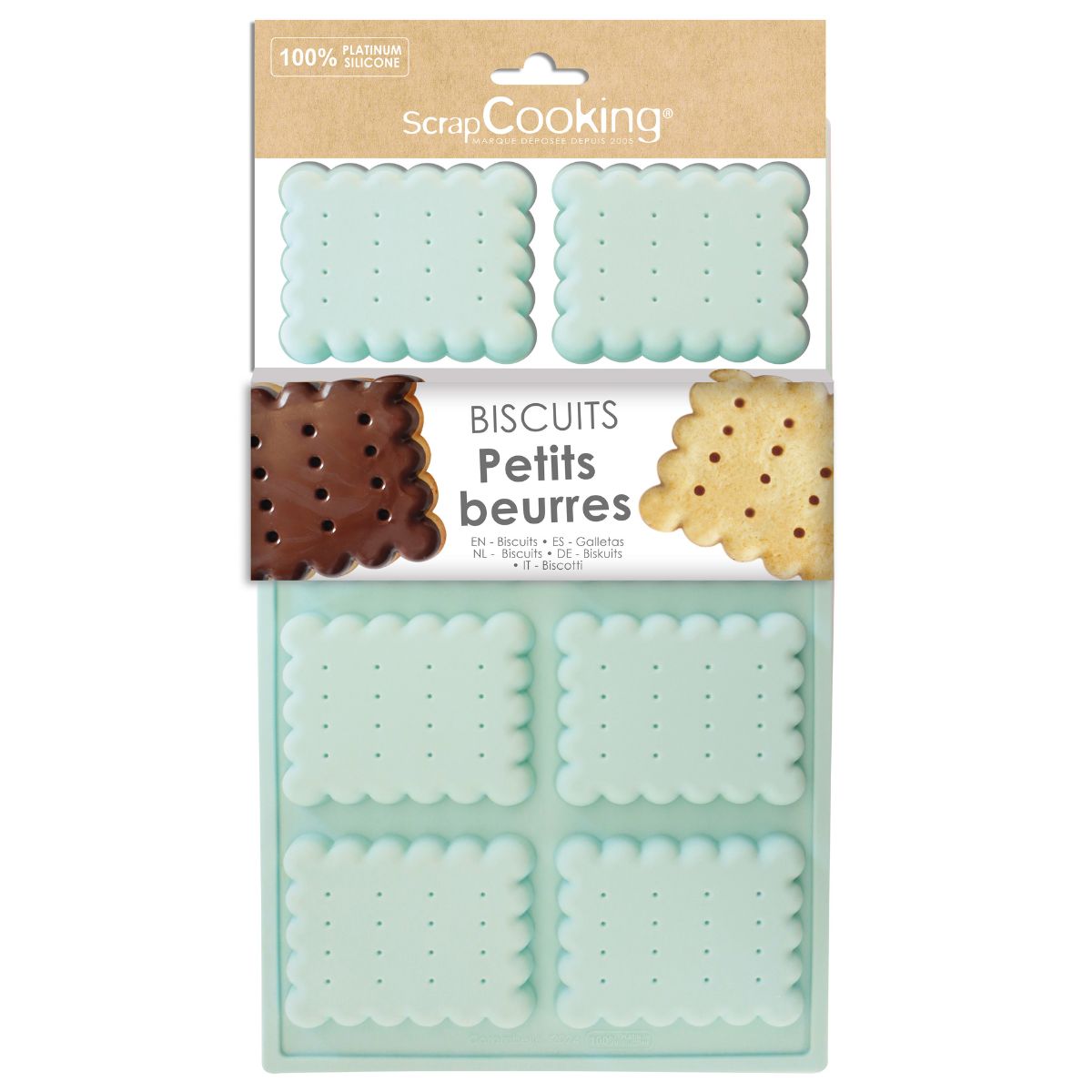 Scrapcooking Silicone Mould - Biscuit Petit Beurre