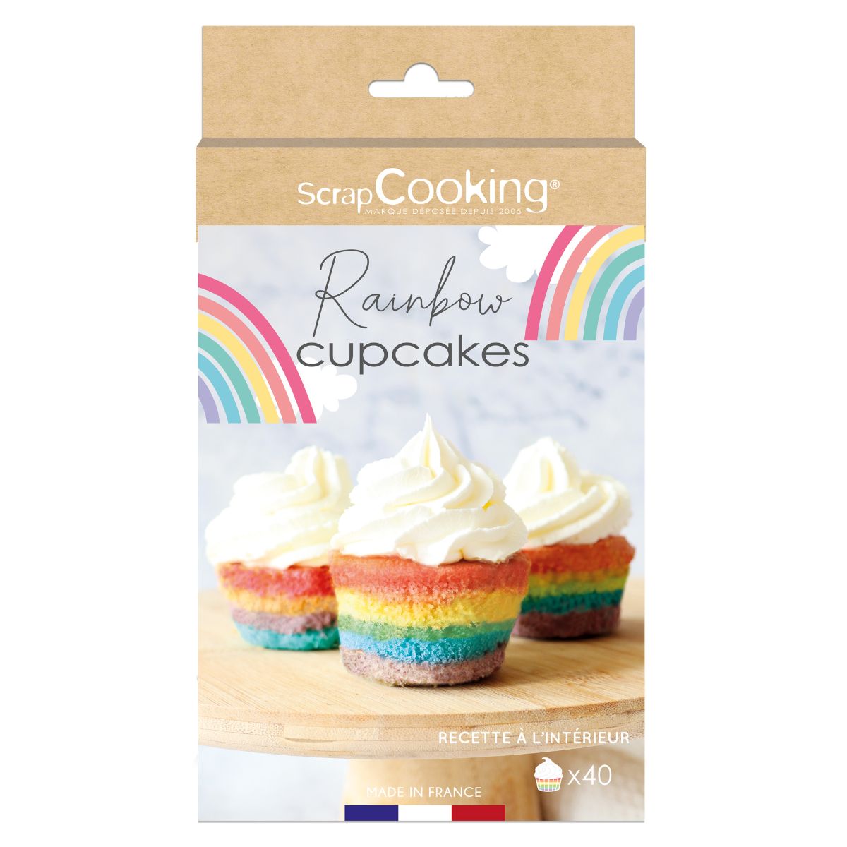 Scrapcooking Rainbow Cupcakes Kit