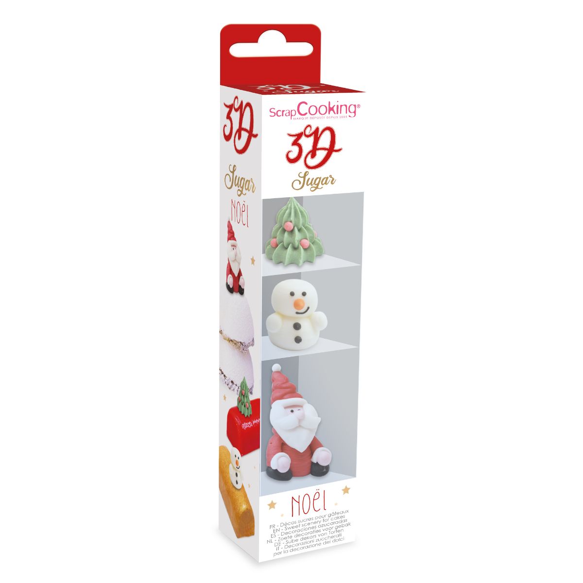 Scrapcooking Sugar Decorations - 3D Xmas