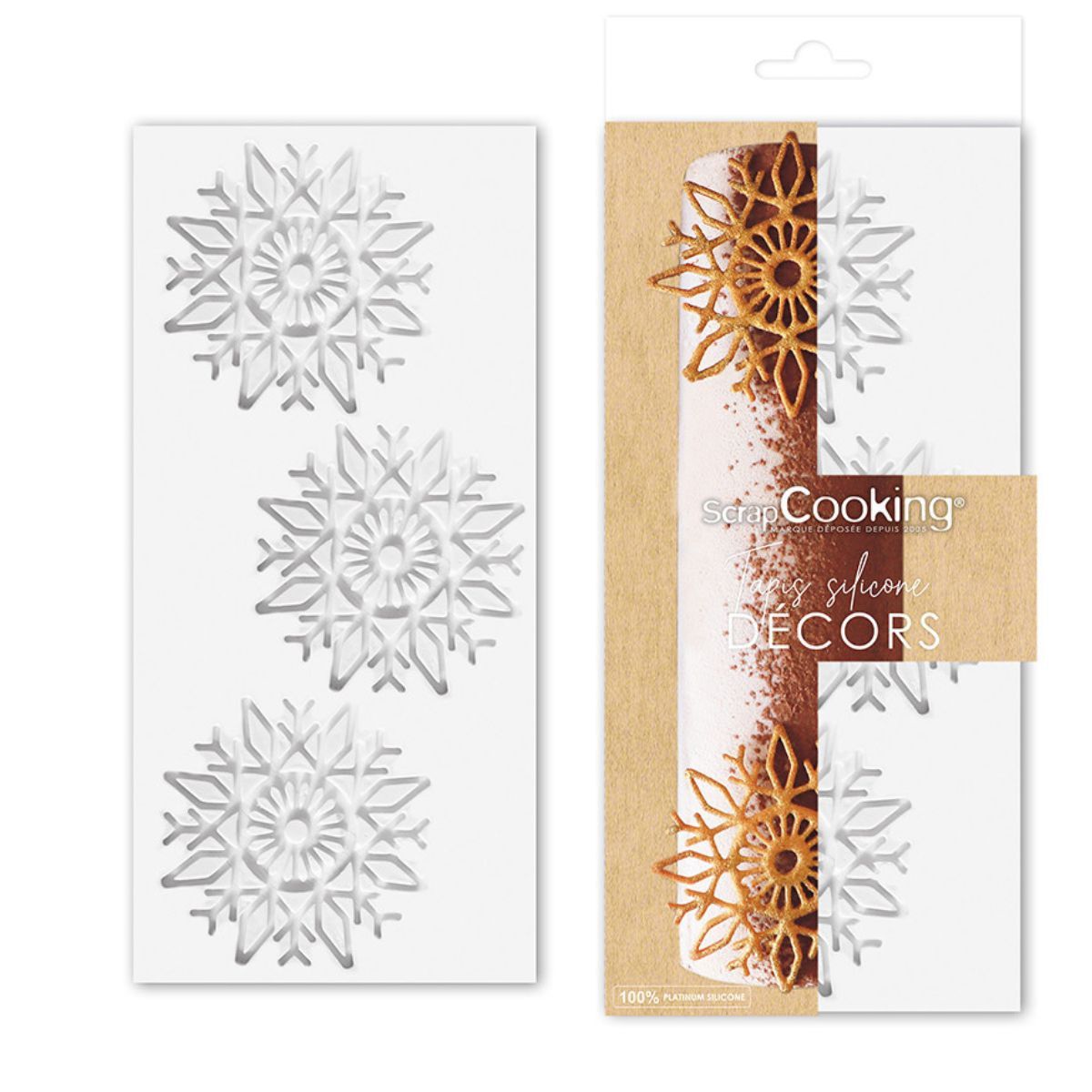 Scrapcooking Silicone Embossing Mat - Snowflake