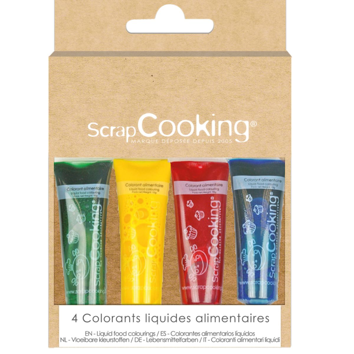 ScrapCooking Natural Food Colouring Set/4