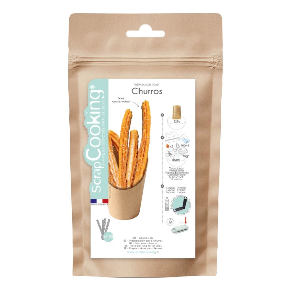 Scrapcooking Baking Mix for Churros 325g