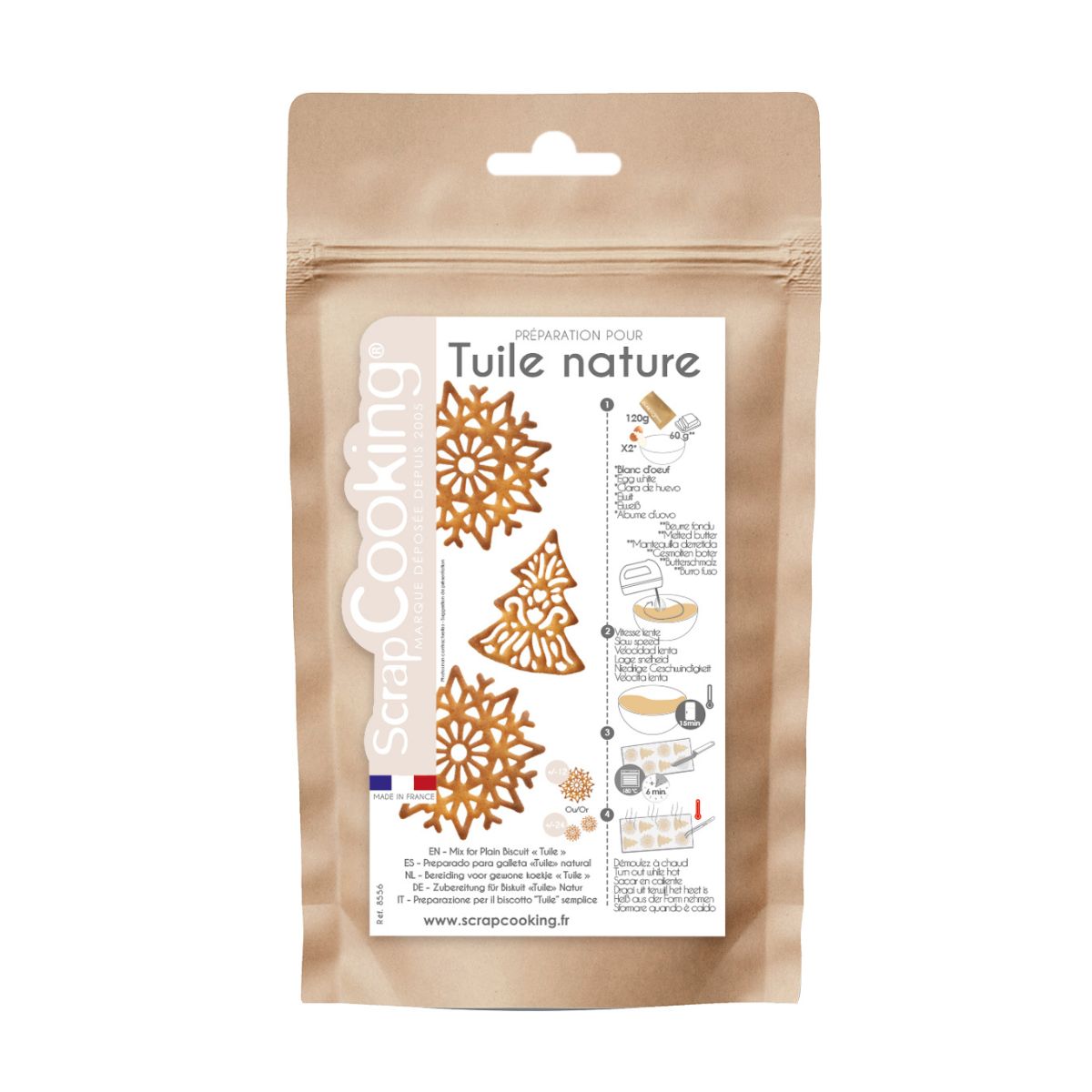 ScrapCooking Mix for Tuile Biscuit 120 g