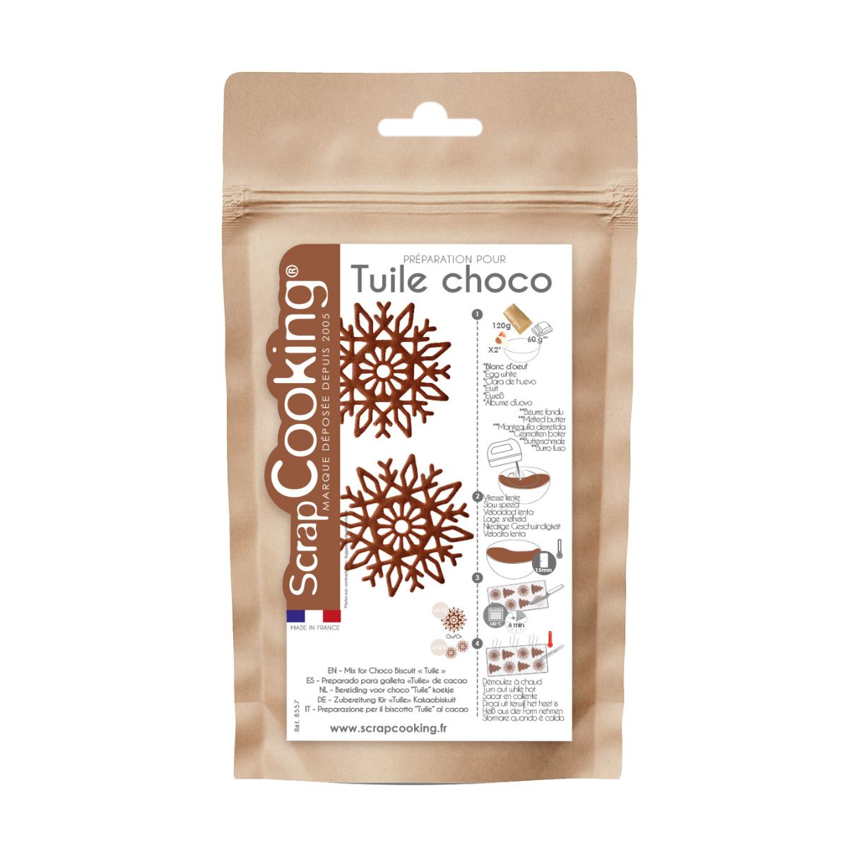 ScrapCooking Mix for Tuile Chocolate 120 g
