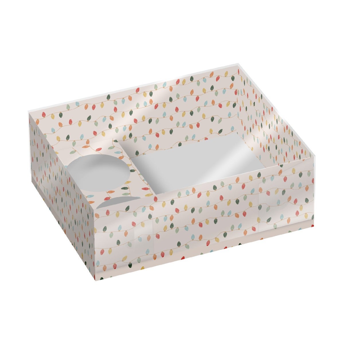 Simply Making Treat & Cupcake Box 2 pk/2 - Christmas Lights