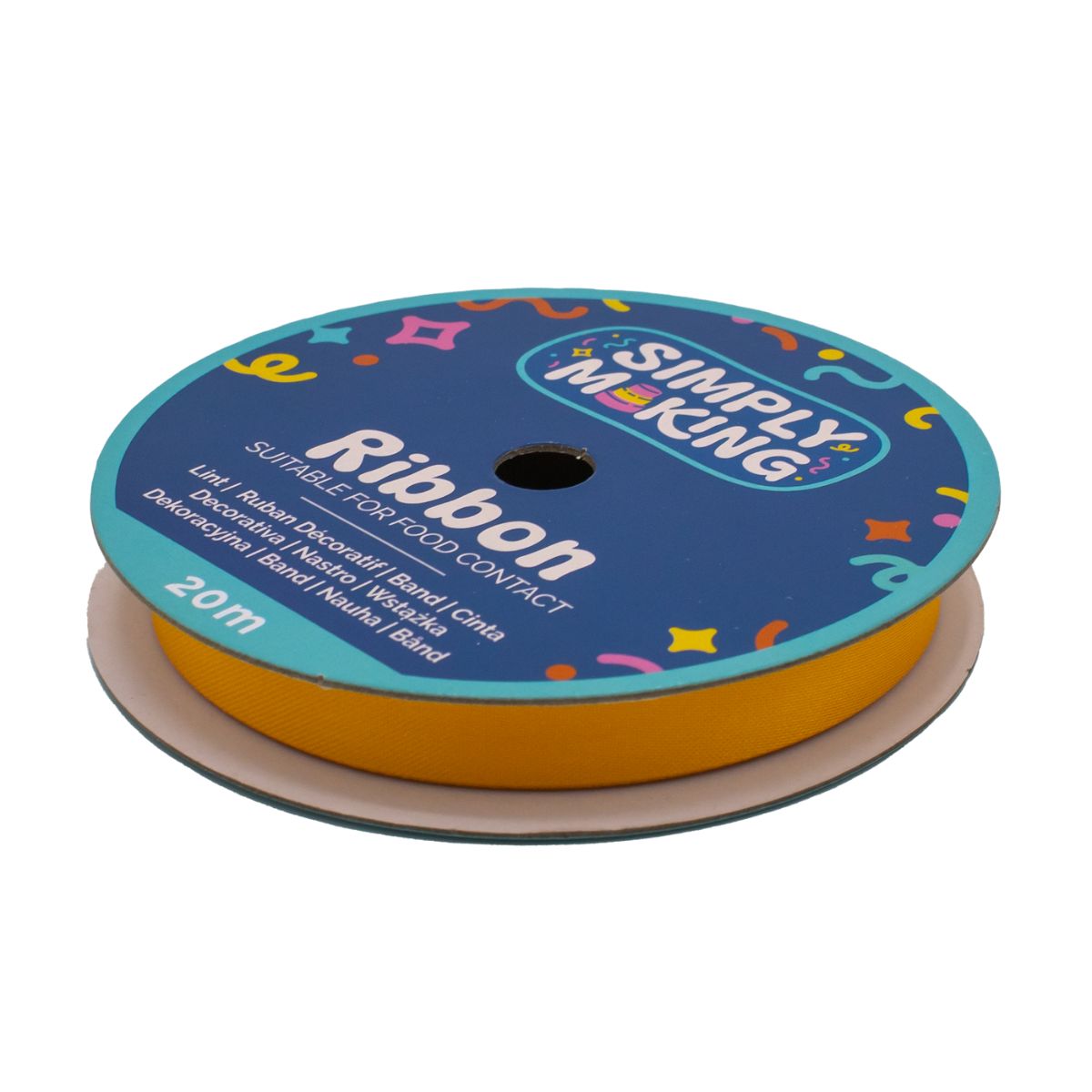 Simply Making Cake Ribbon Gold 12 mm x 20 m