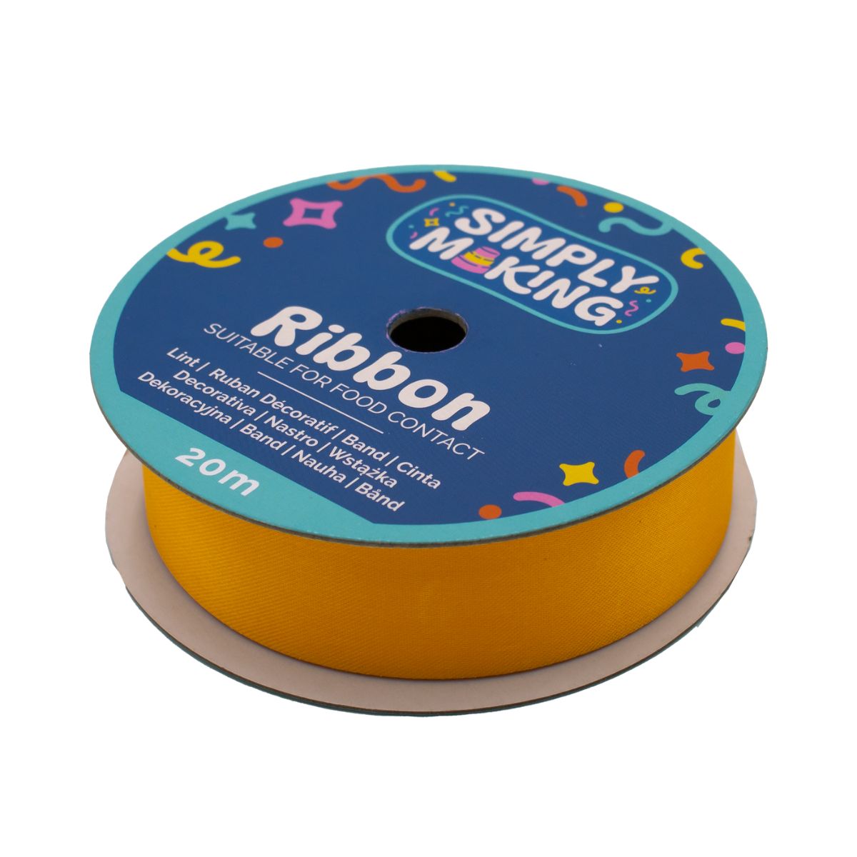 Simply Making Cake Ribbon Gold 24 mm x 20 m