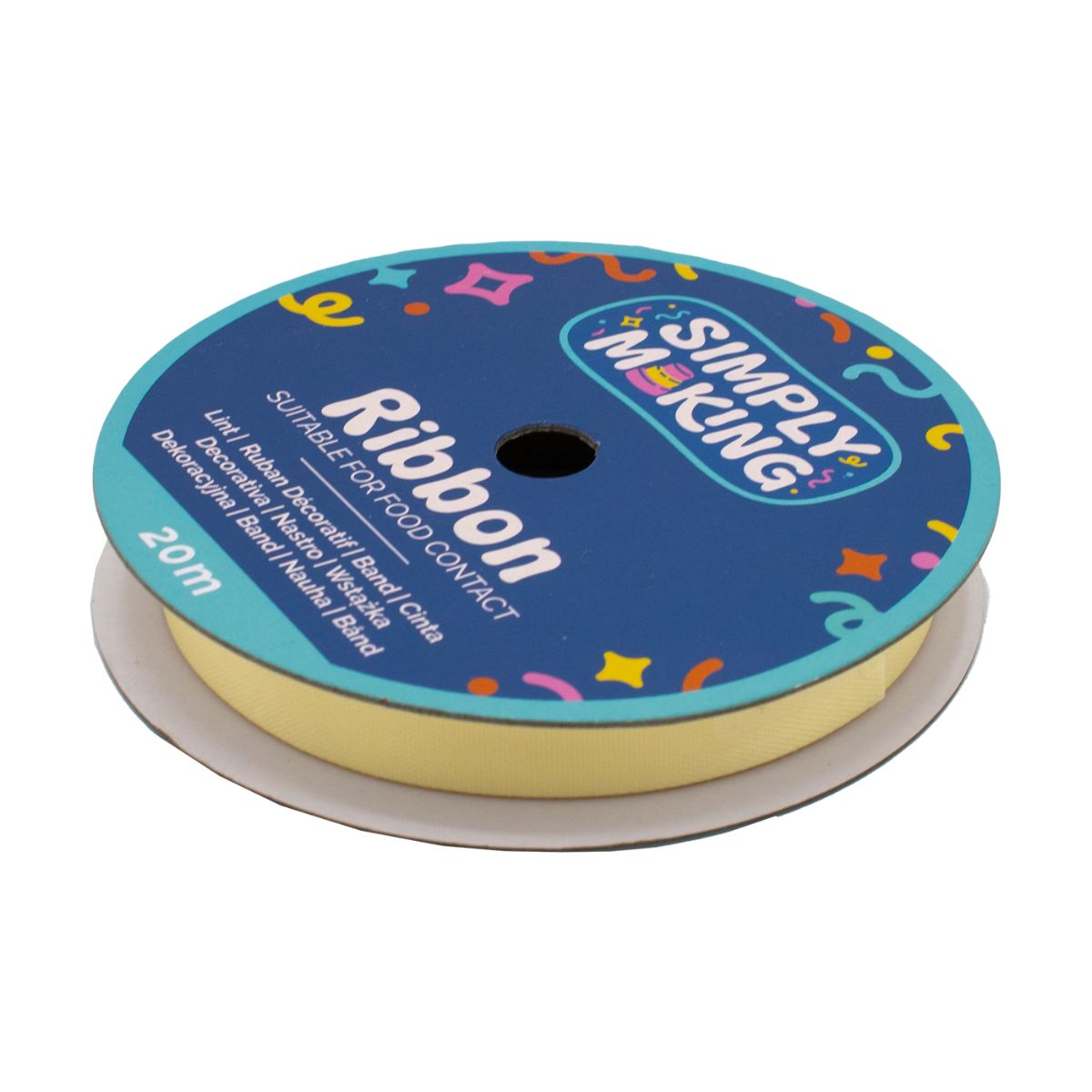 Simply Making Cake Ribbon Champagne 12 mm x 20 m