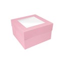 Simply Making Cake Box Window Light Pink 20 x 20 x 15 cm