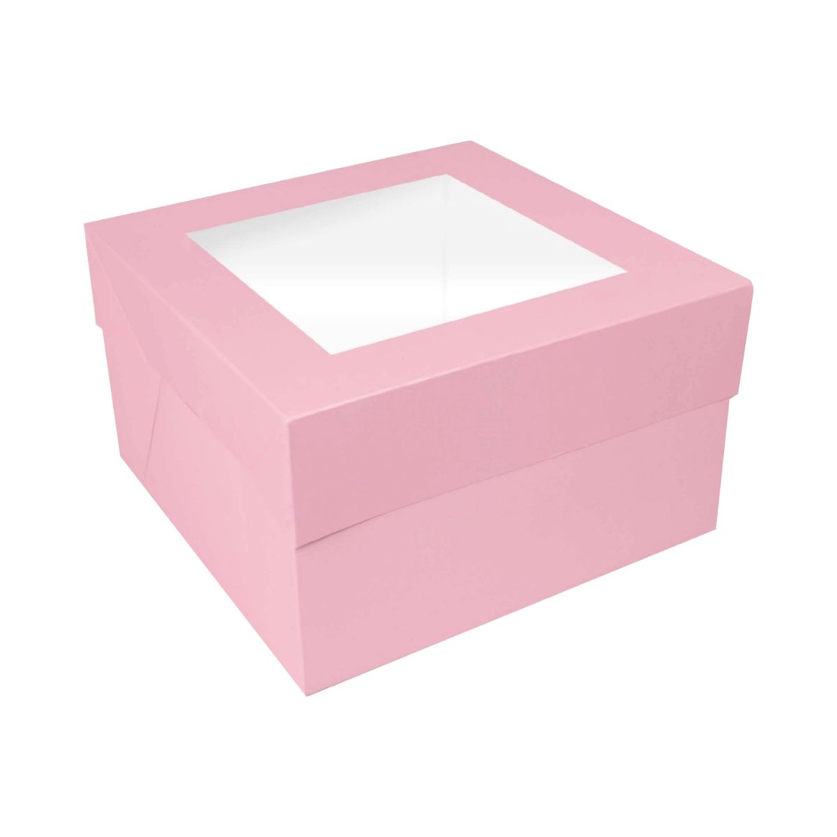 Simply Making Cake Box Window Light Pink 35 x 35 x 15 cm