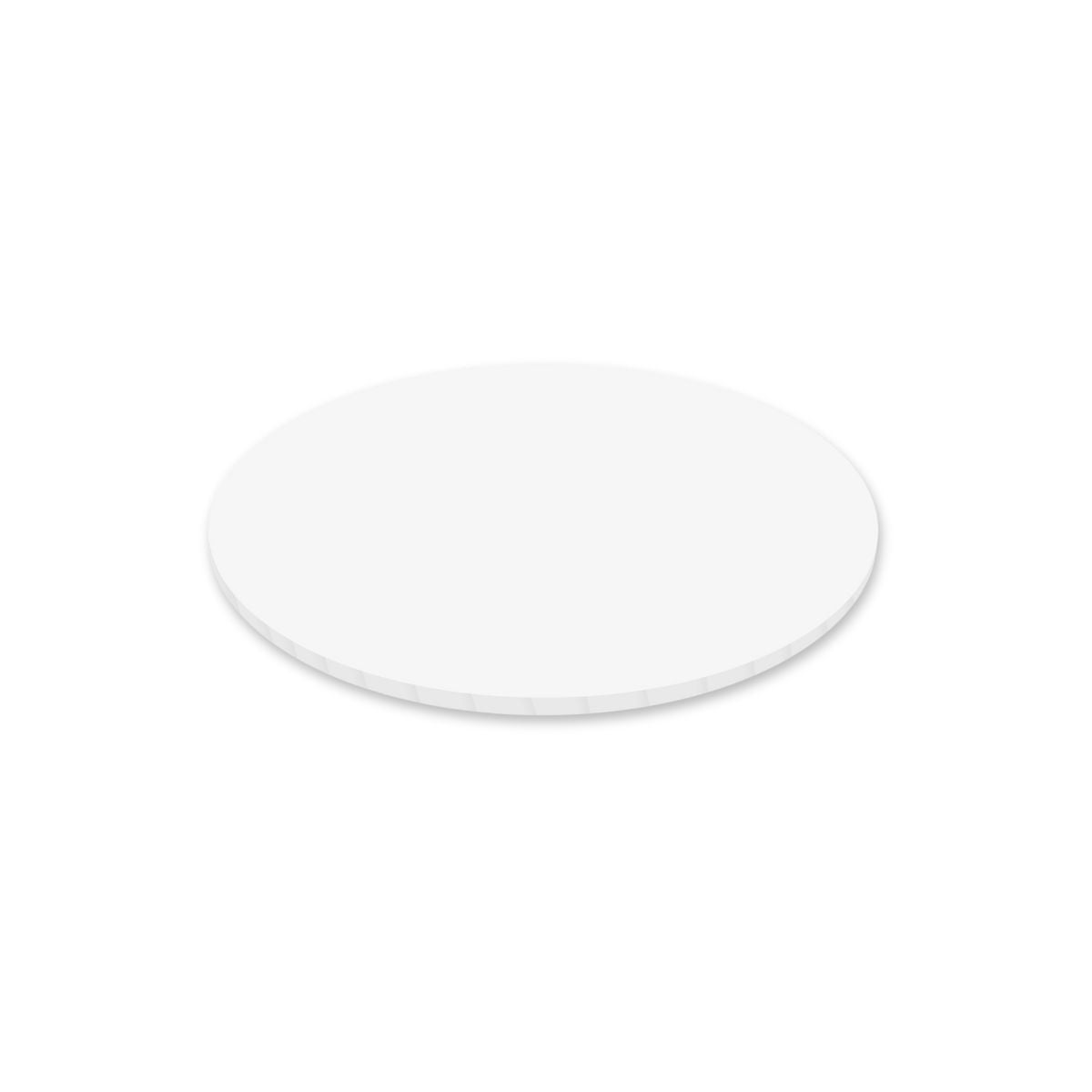 Simply Making Matt Masonite Board 12 mm Round White 25 cm