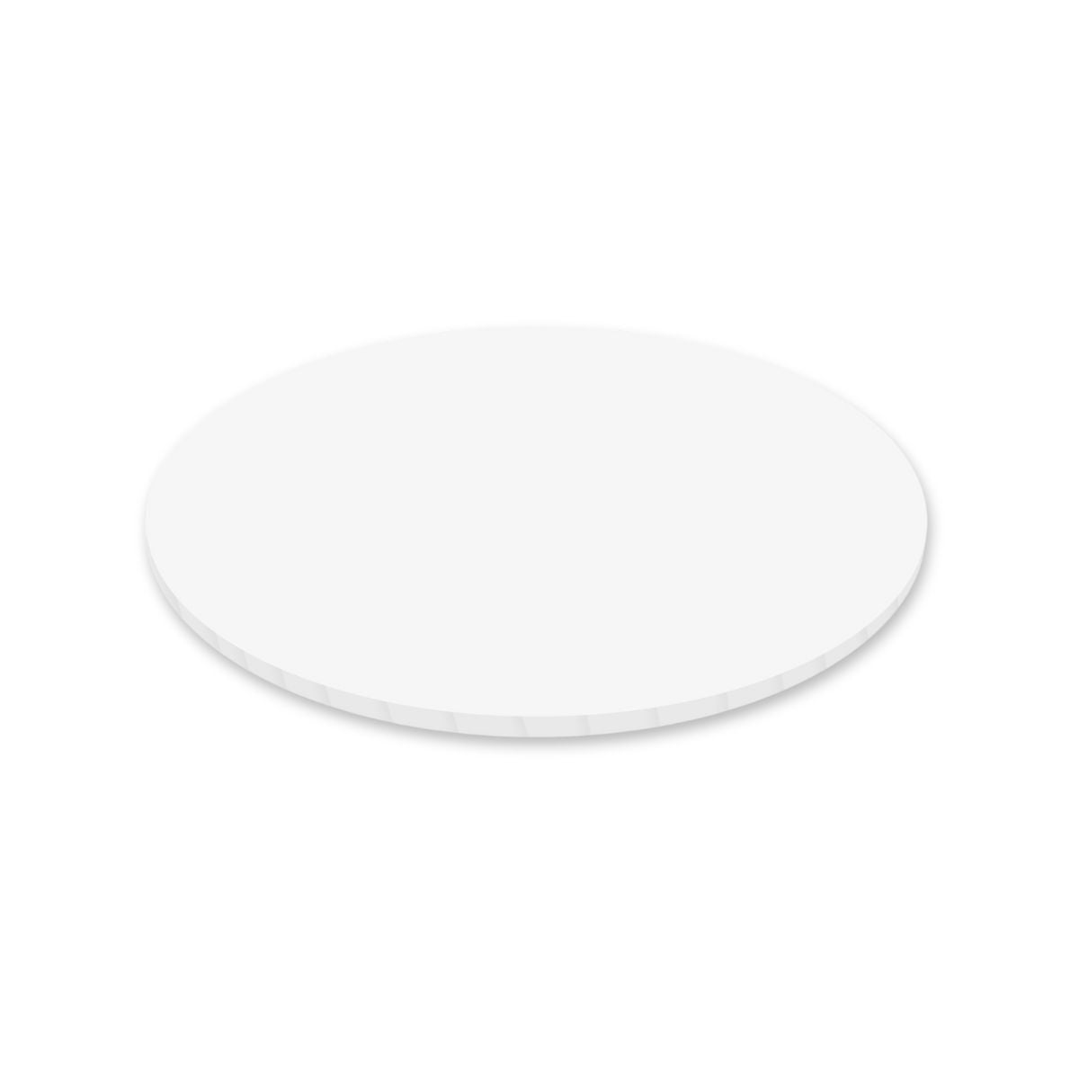 Simply Making Matt Masonite Board 12 mm Round White 35 cm