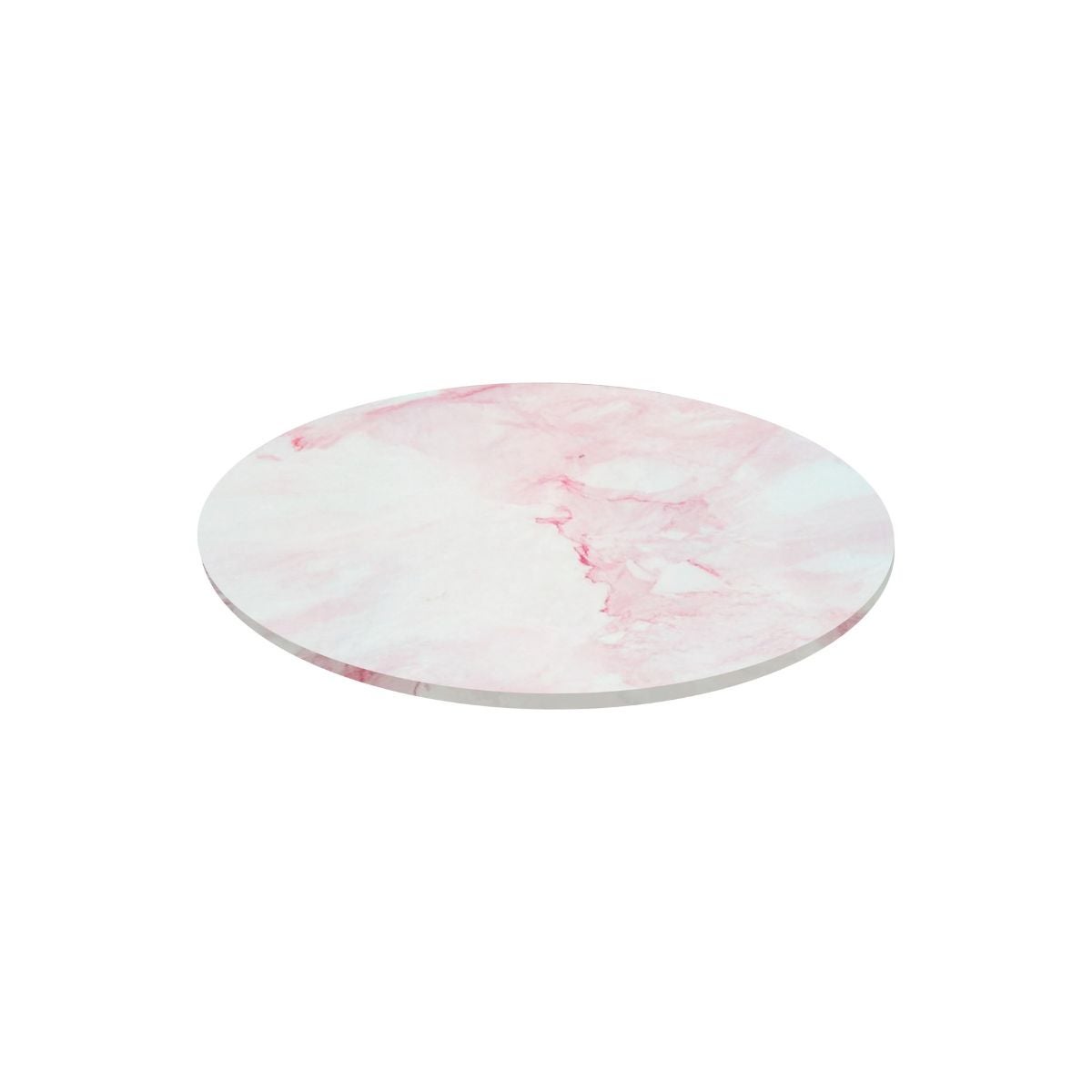 Simply Making Matt Masonite Board Round Pink Marble 25 cm