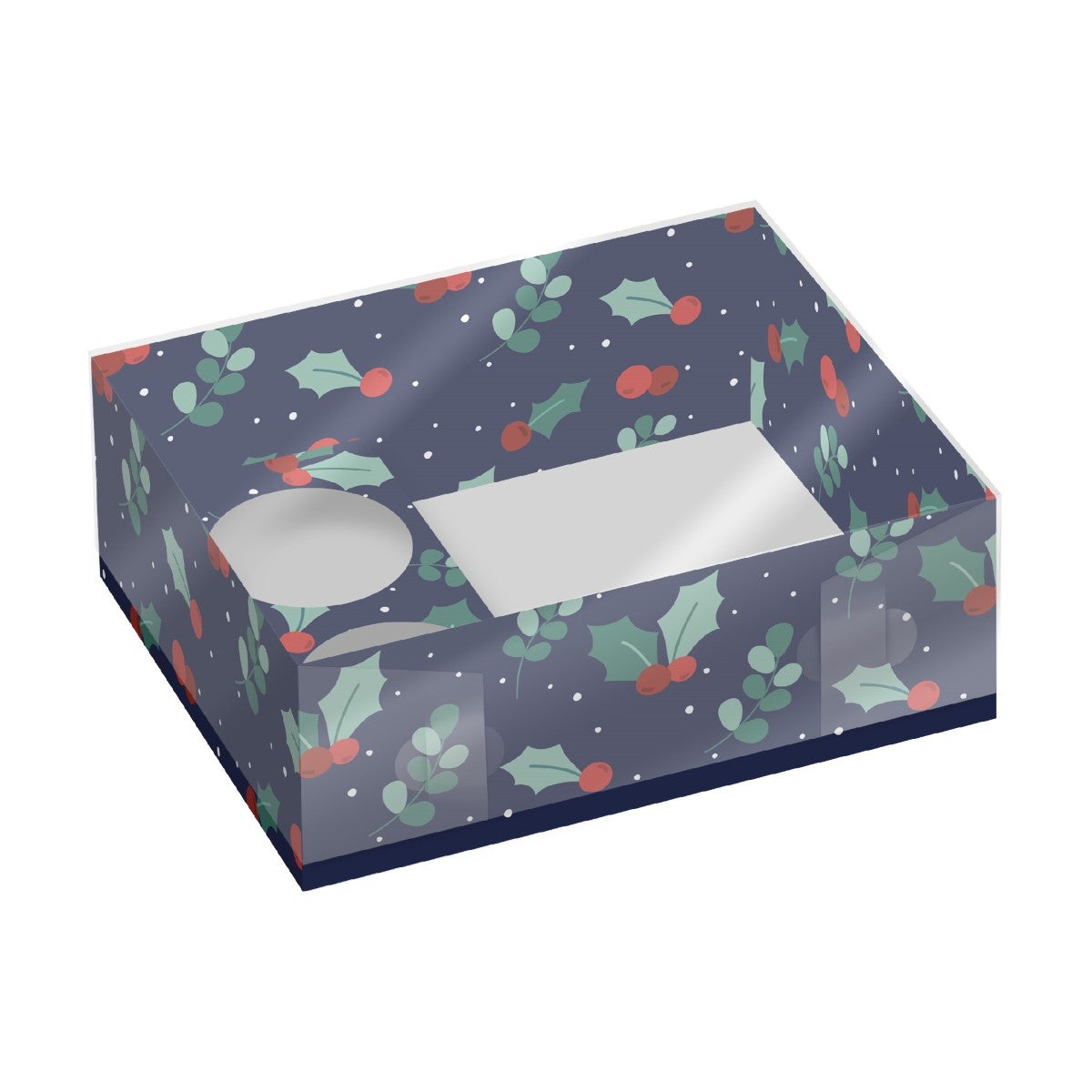 Simply Making Treat & Cupcake Box Holly & Berries set/2