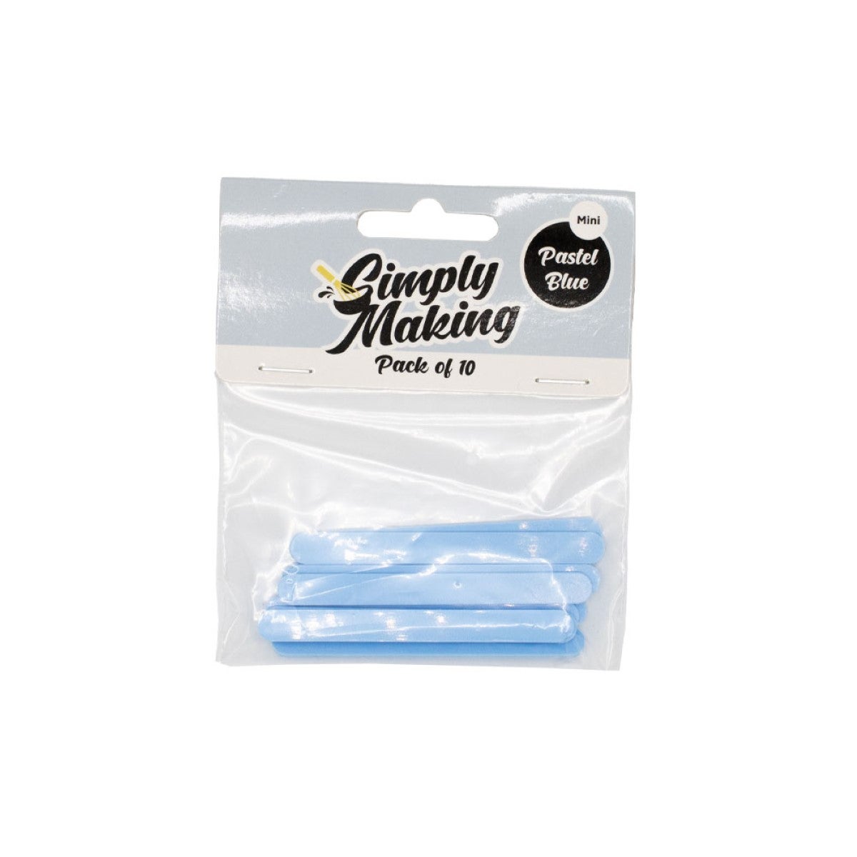 Simply Making Cakesicle Sticks pk/10 - Pastel Blue Mini