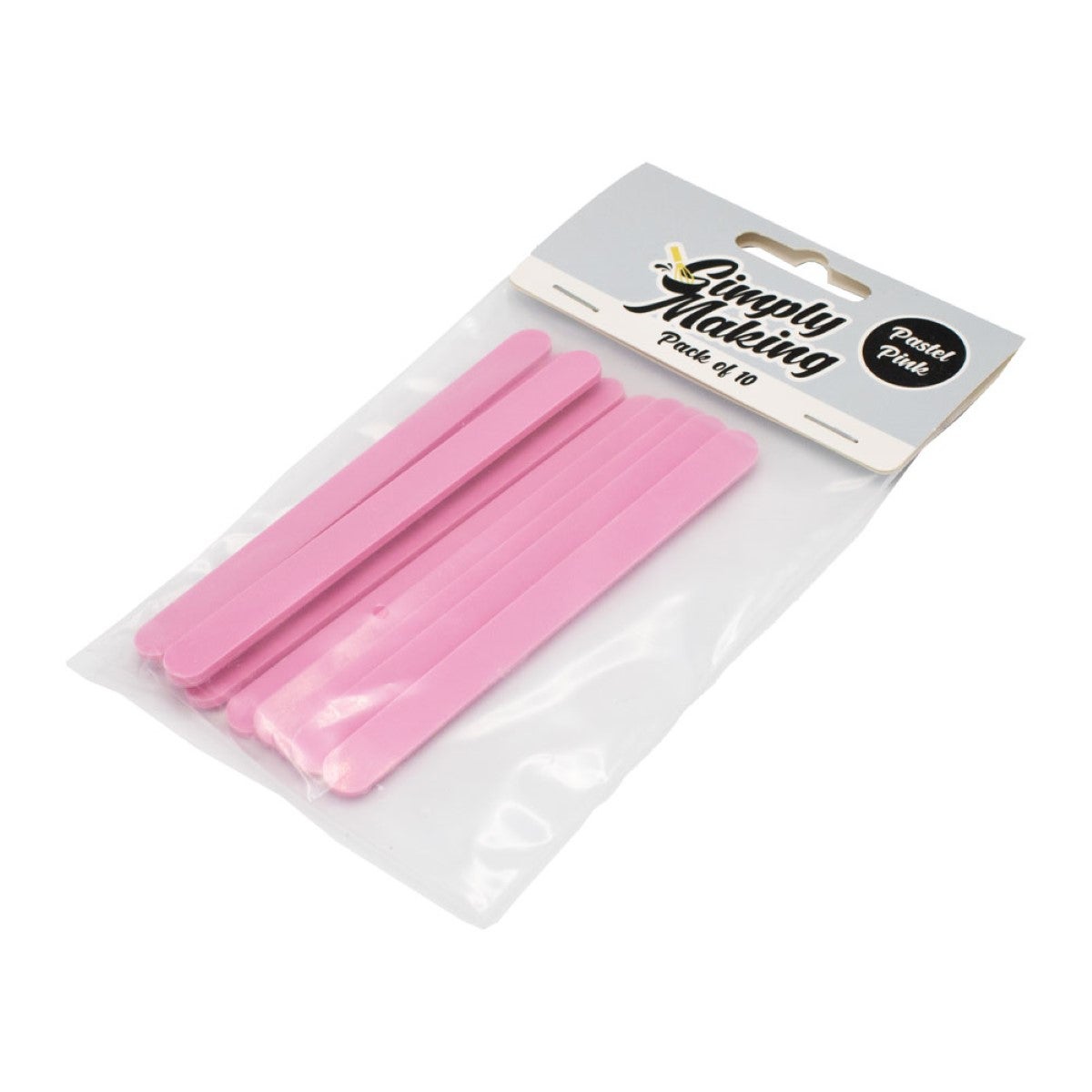 Simply Making Cakesicle Sticks pk/10 - Pastel Pink Standard