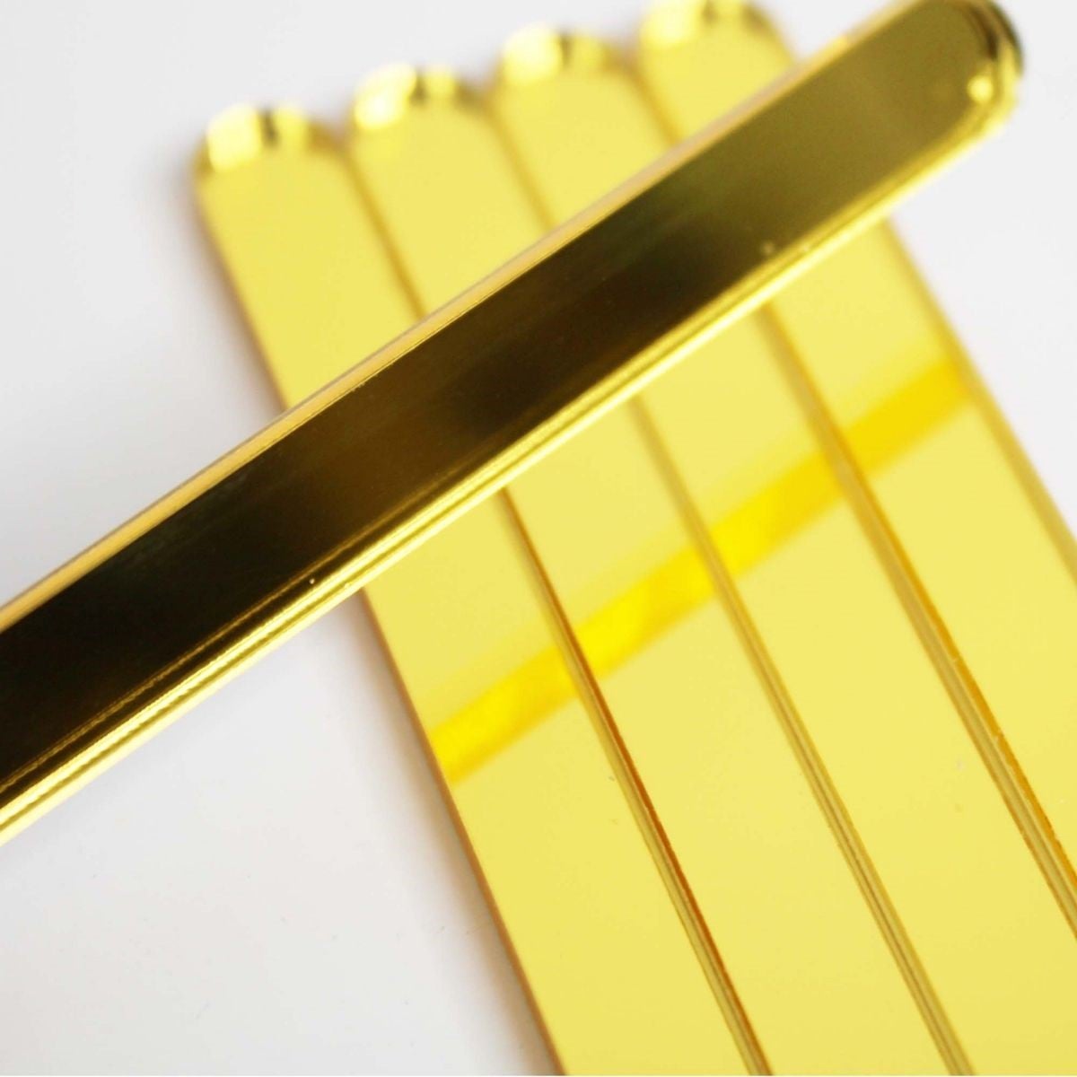 Simply Making Cakesicle Sticks pk/10 - Mirror Gold - 113mm