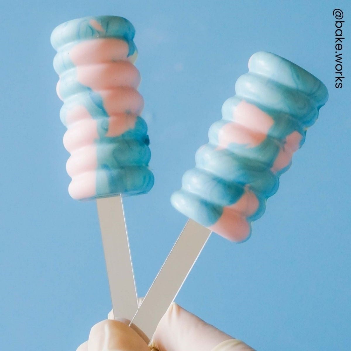 Simply Making Cakesicle Sticks pk/10 - Mirror Silver - 76mm