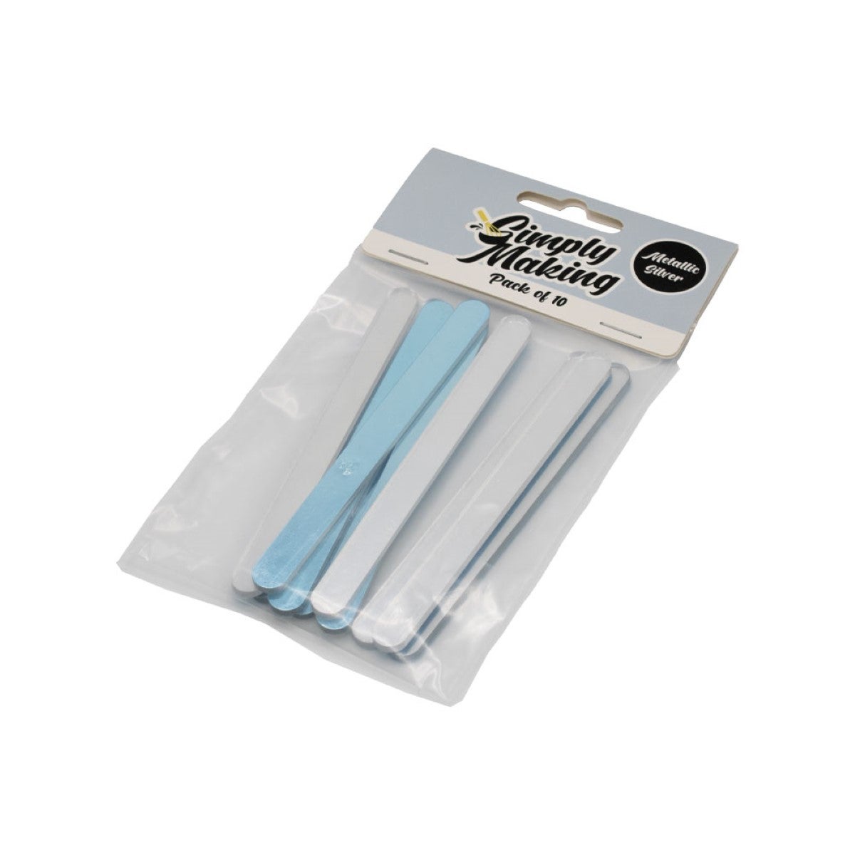 Simply Making Cakesicle Sticks pk/10 - Mirror Silver - 113mm