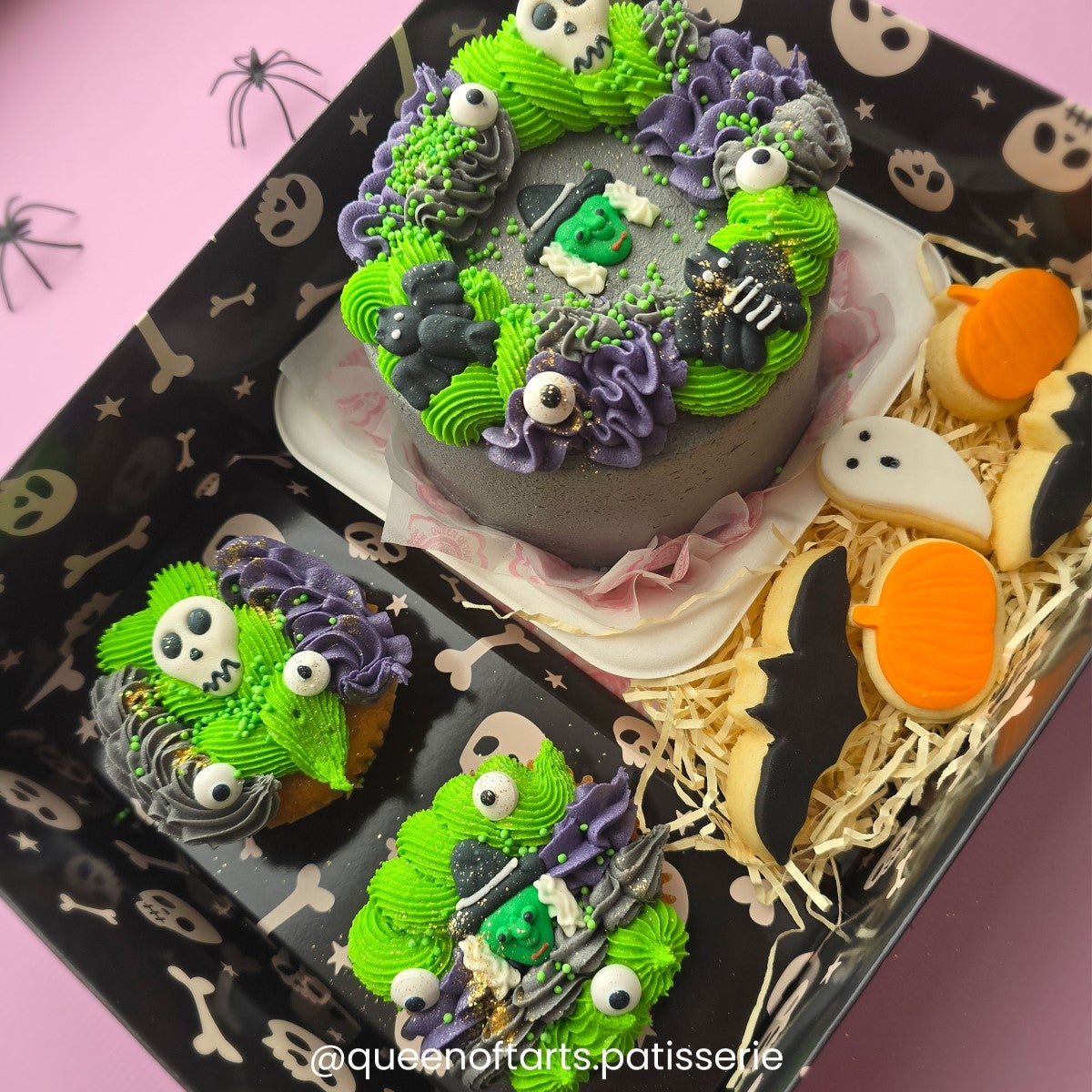 Simply Making Treat & Cupcake Box Halloween Skeleton pk/2
