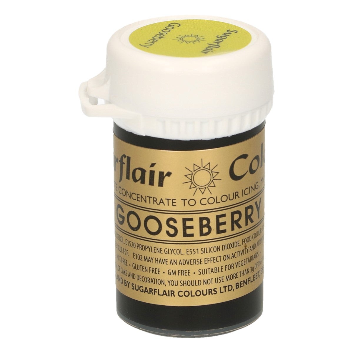 Sugarflair Paste Colour GOOSEBERRY, 25g
