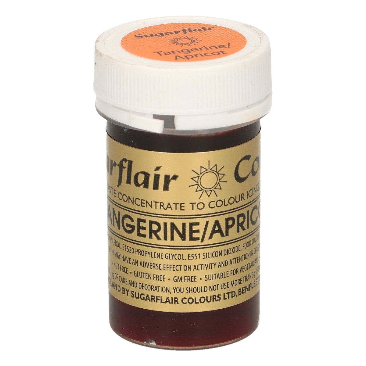Sugarflair Paste Colour TANGERINE/APRICOT, 25g
