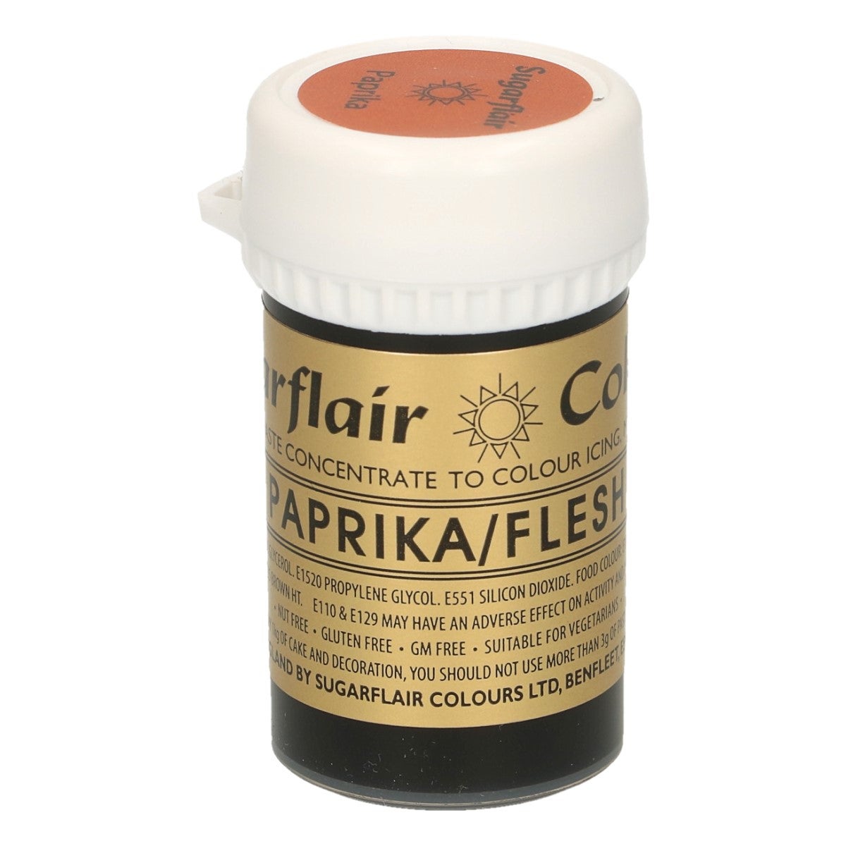 Sugarflair Paste Colour PAPRIKA/FLESH, 25g