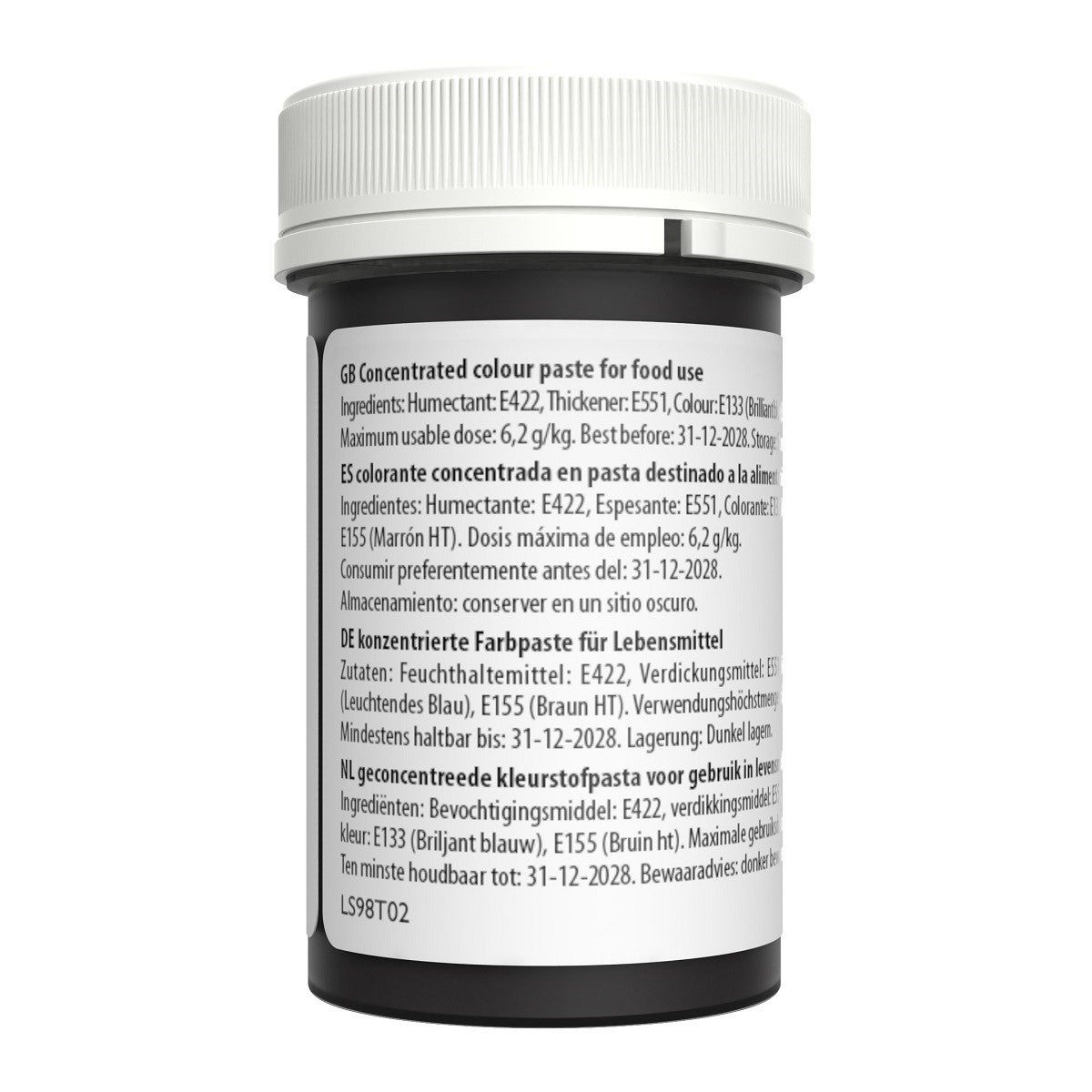 Sugarflair Paste Colour DARK BROWN, 25g