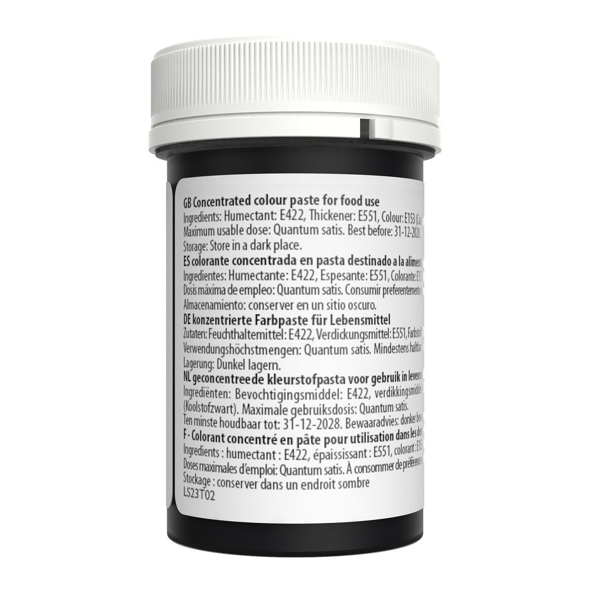 Sugarflair Paste Colour LIQUORICE/BLACK, 25g