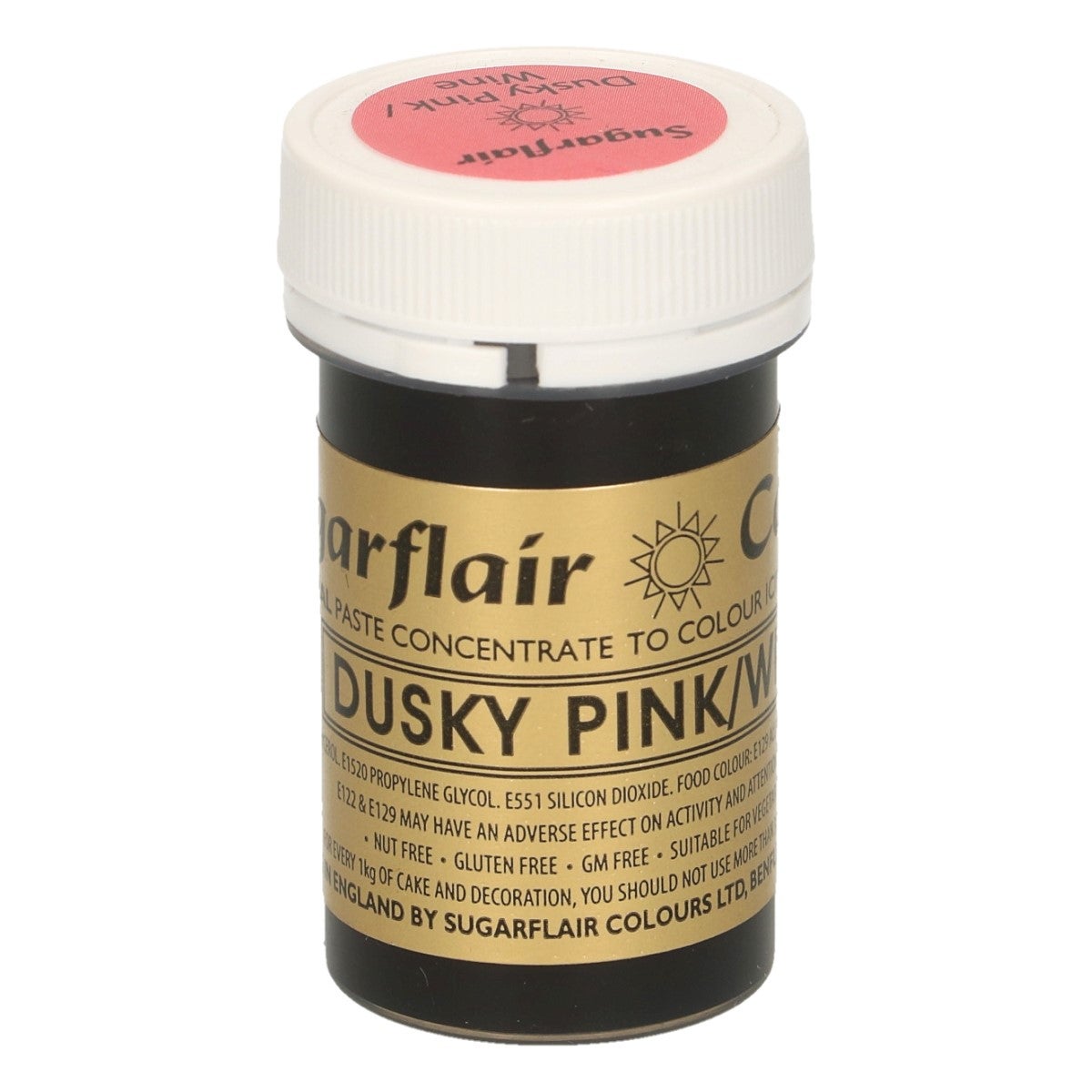 Sugarflair Paste Colour DUSKY PINK/WINE, 25g
