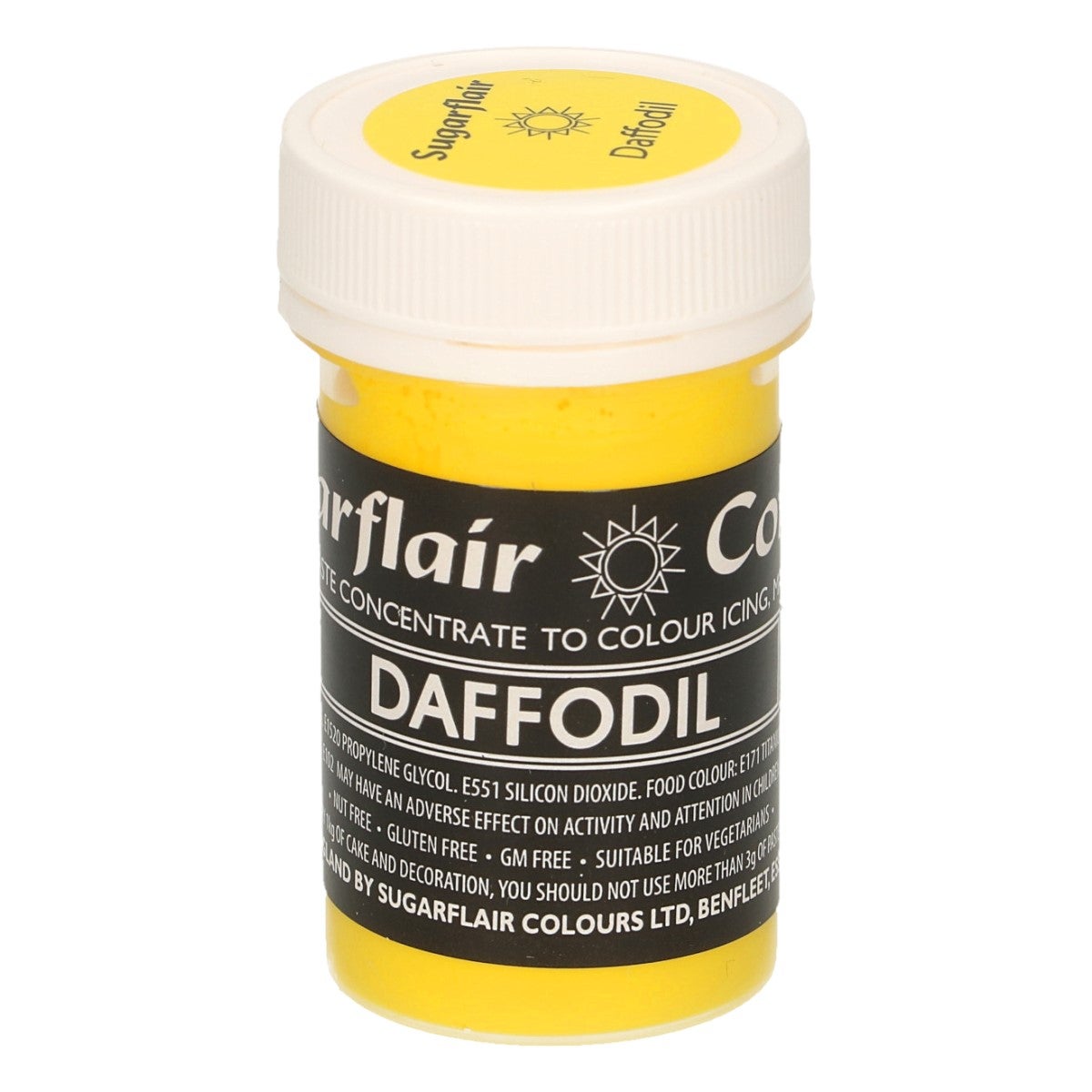 Sugarflair Paste Colour Pastel DAFFODIL 25g