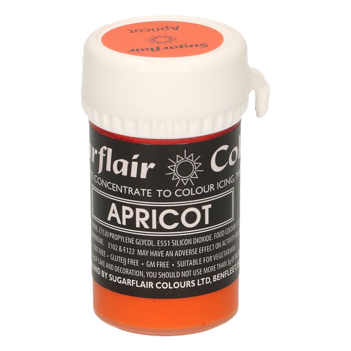 Sugarflair Paste Colour Pastel APRICOT, 25g