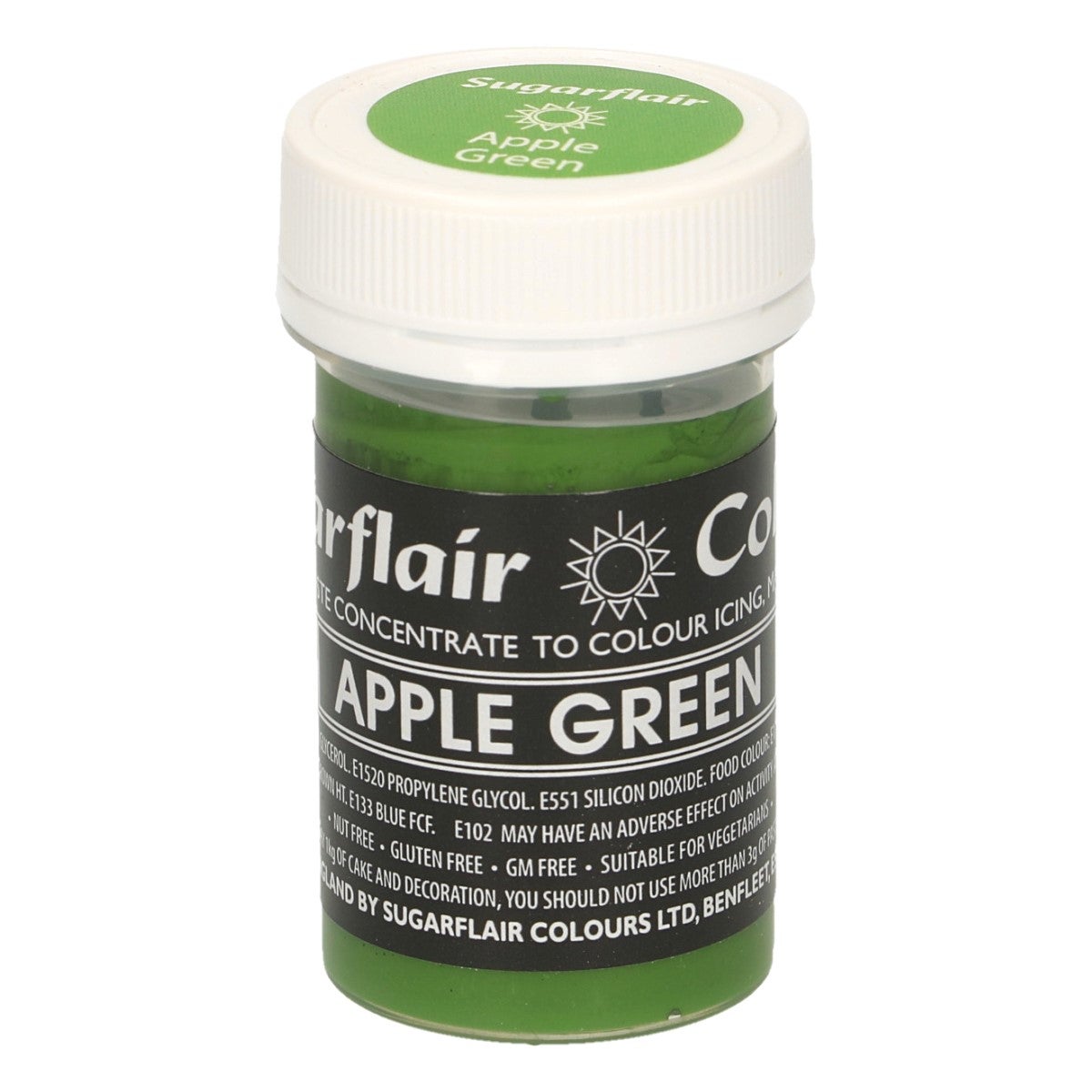Sugarflair Paste Colour Pastel APPLE GREEN, 25g
