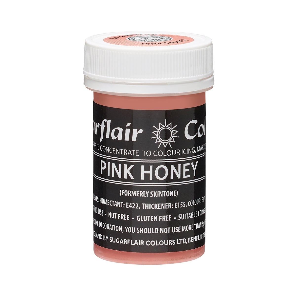 Sugarflair Paste Colour Pastel Pink Honey 25g
