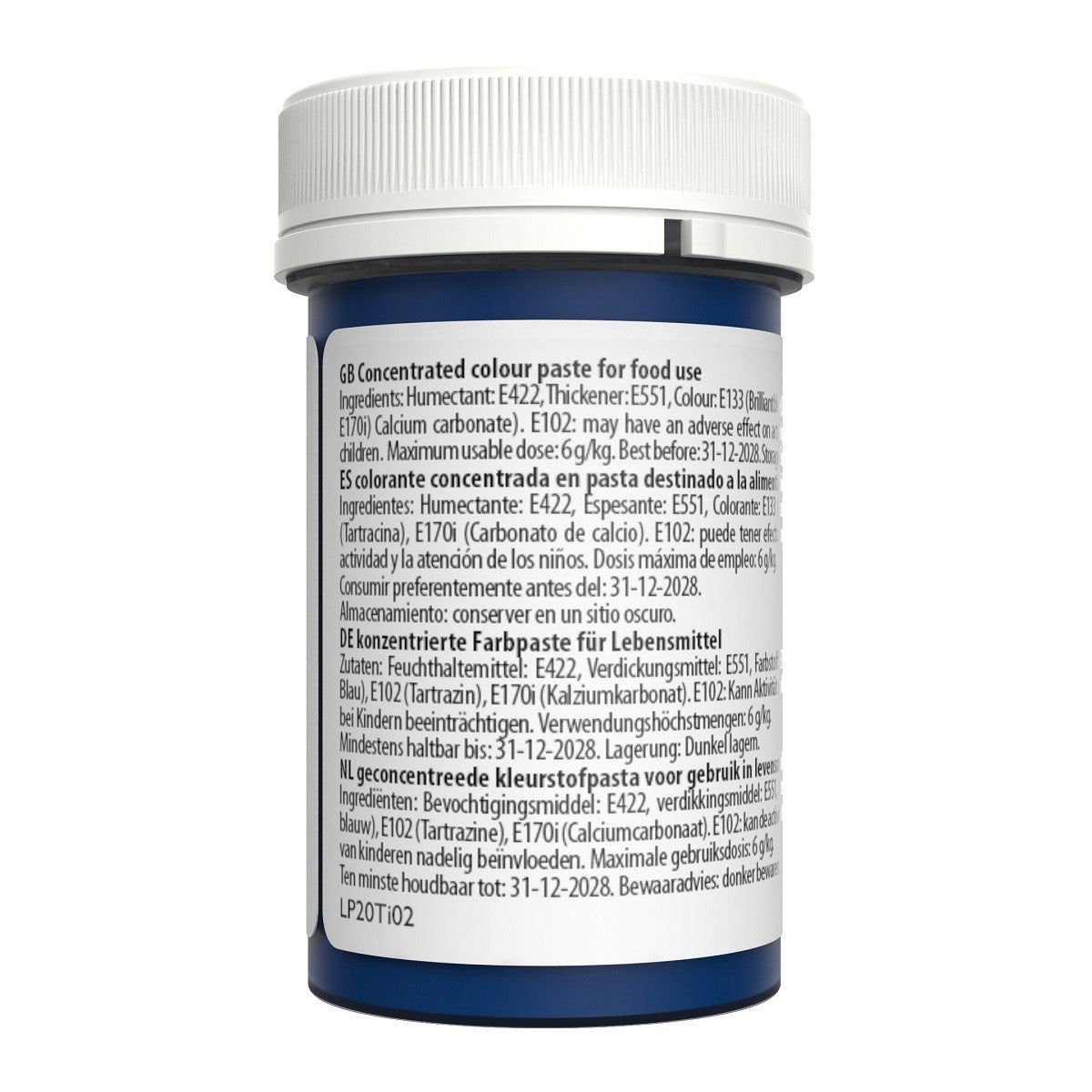 Sugarflair Paste Colour Pastel KINGFISHER BLUE 25g