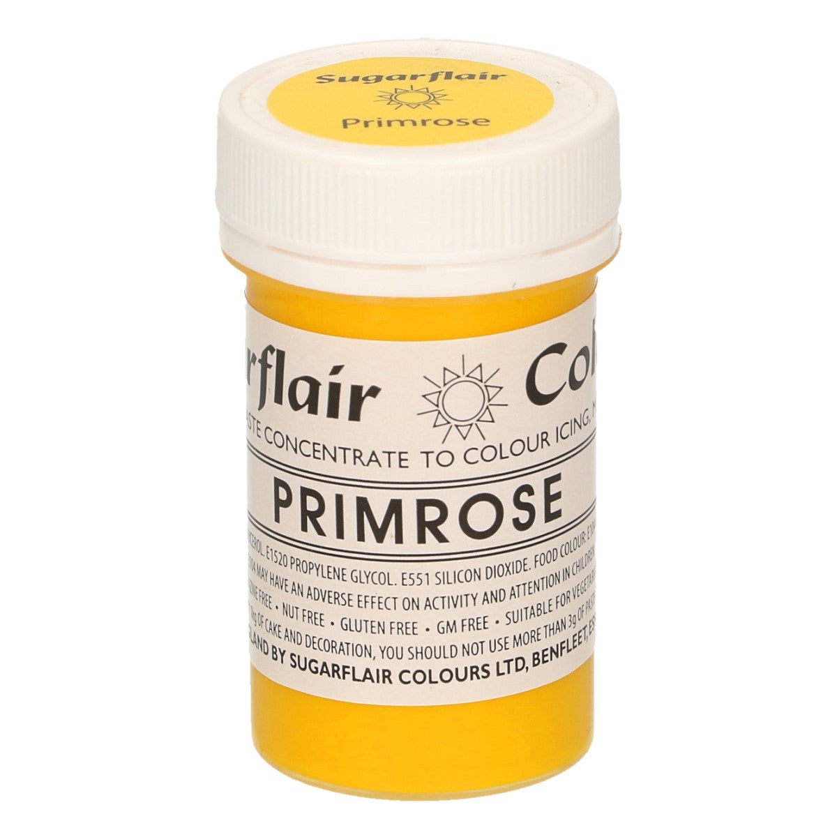 Sugarflair Paste Colour PRIMROSE, 25g