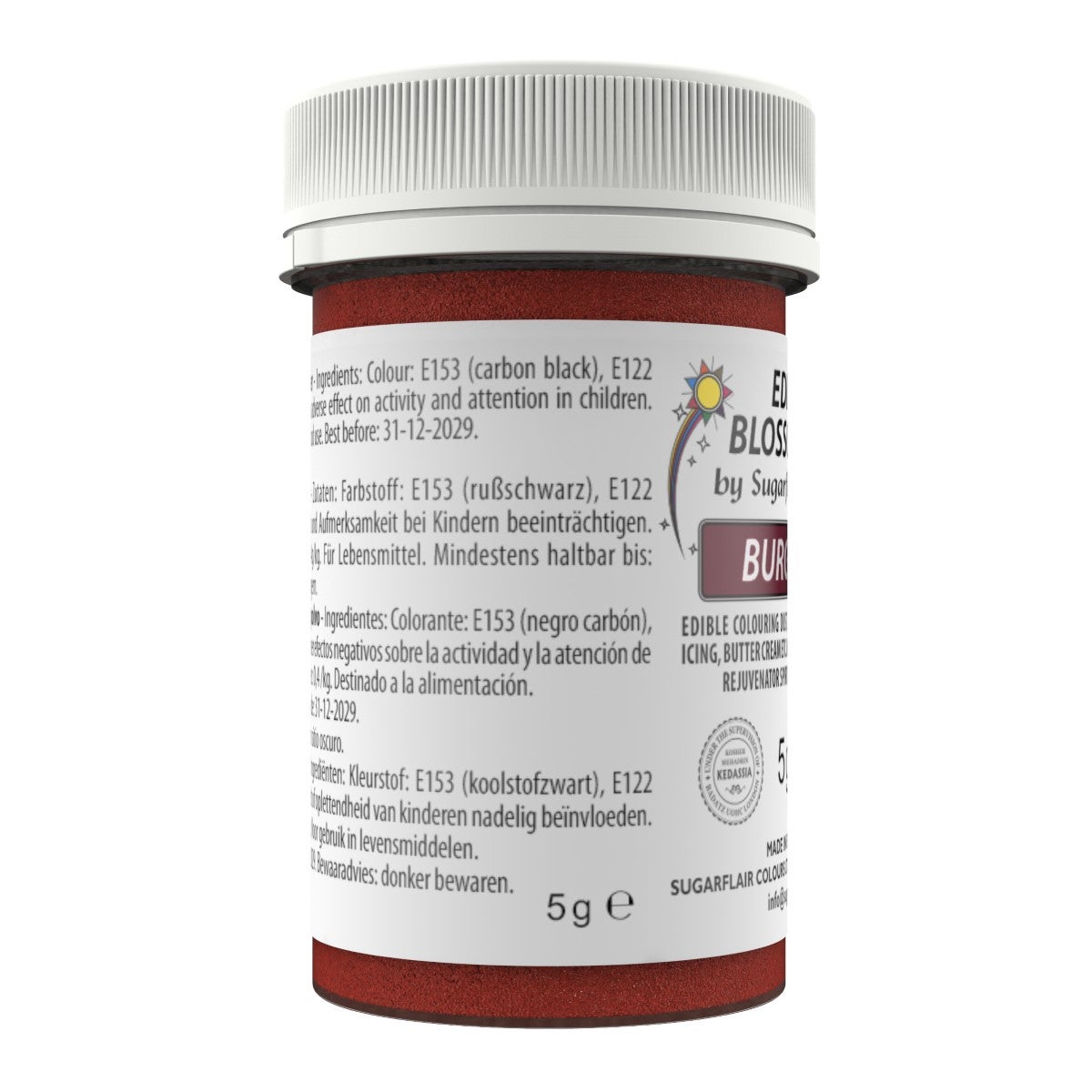 Sugarflair Blossom Tint Dust Burgundy 5g