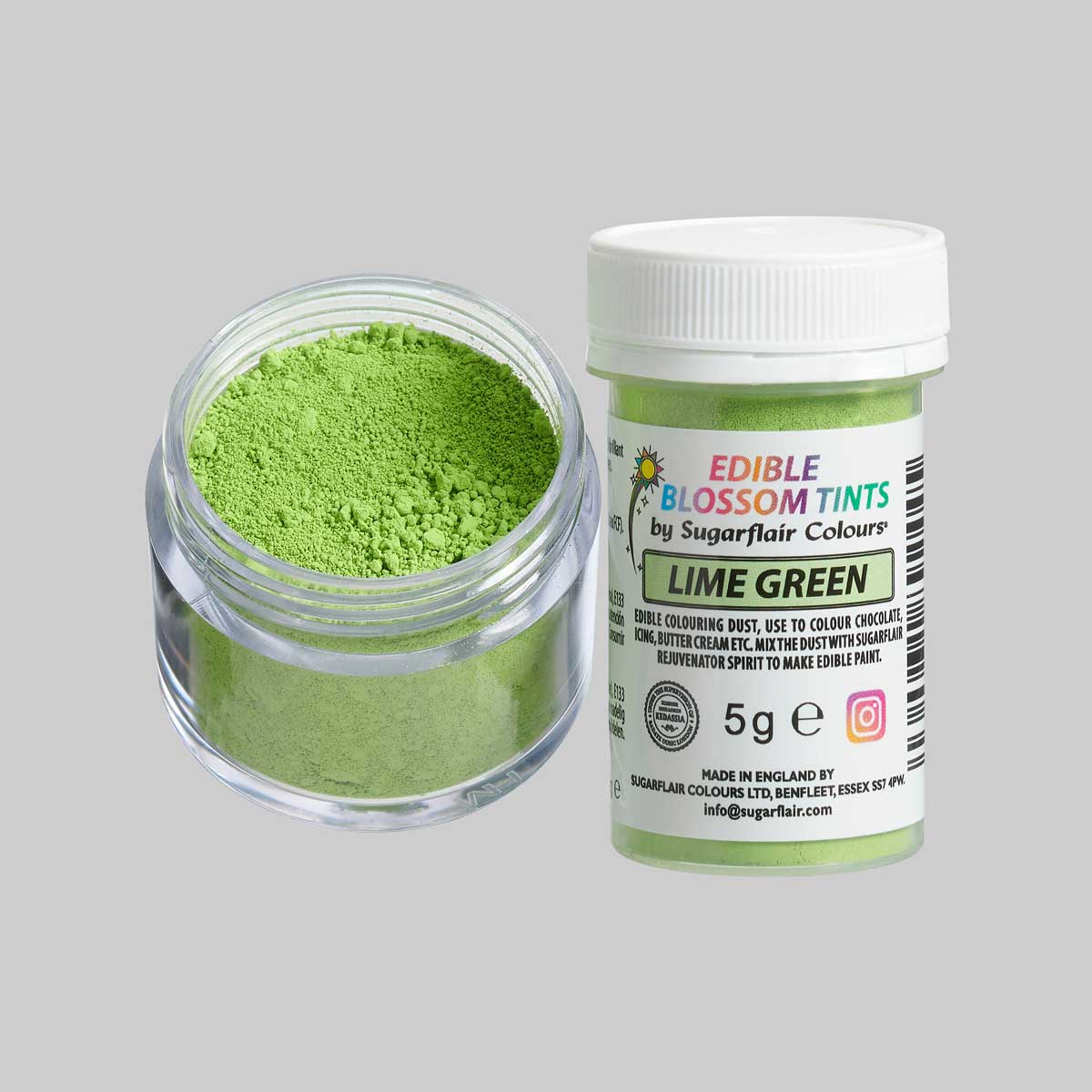 Sugarflair Blossom Tint Dust Lime 5g