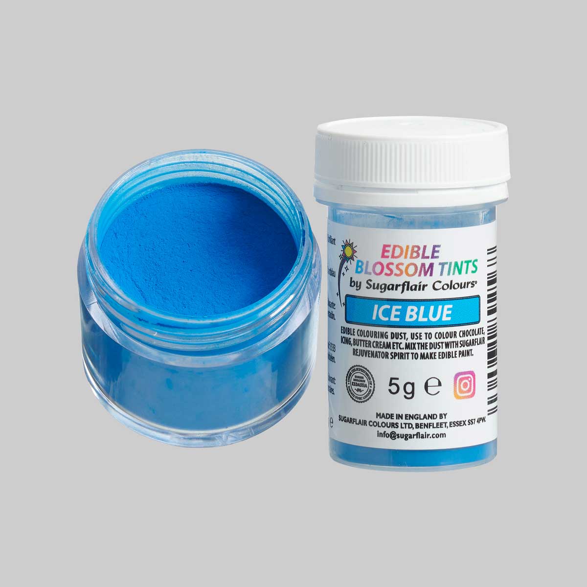 Sugarflair Blossom Tint Dust Ice Blue 5g