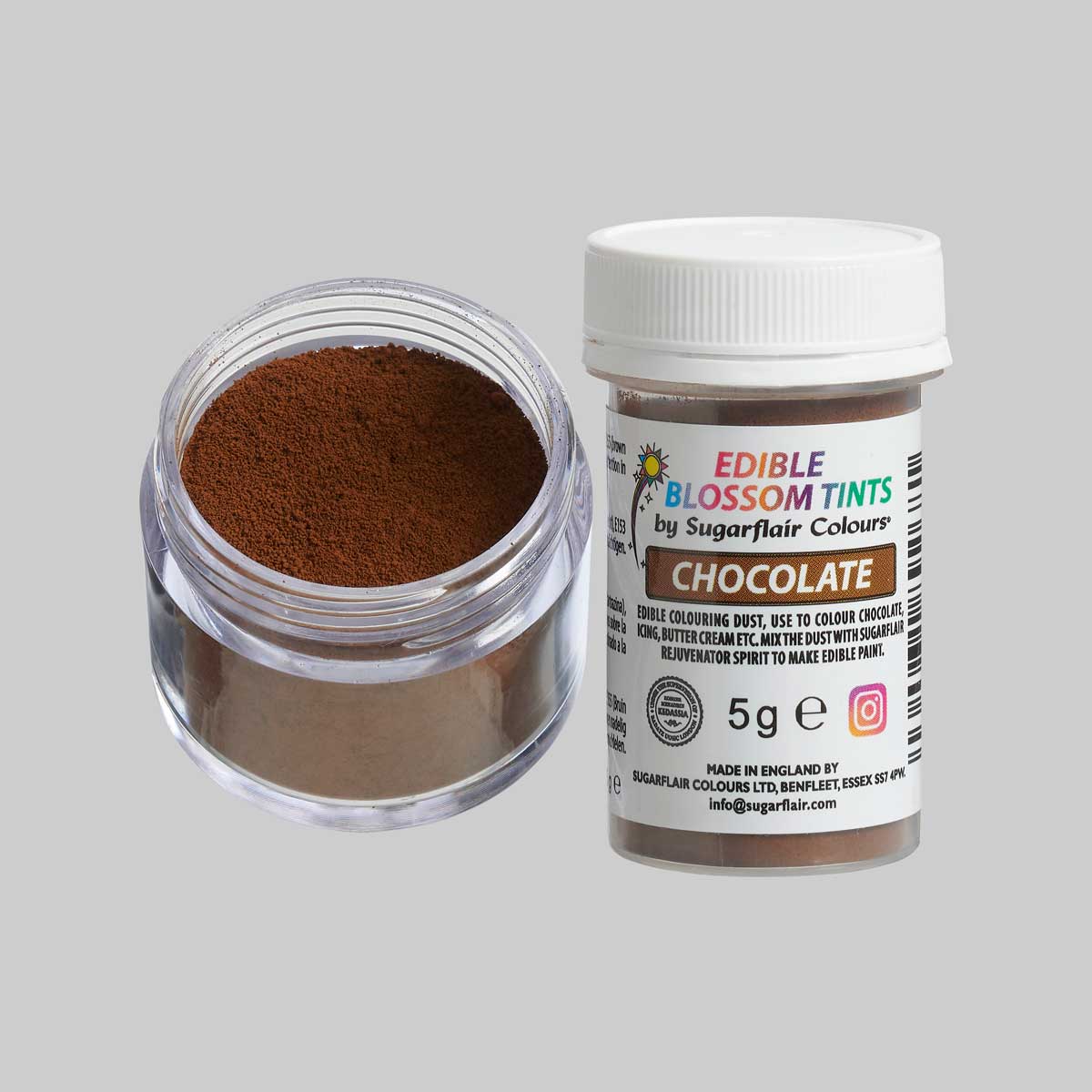 Sugarflair Blossom Tint Dust Chocolate 5g