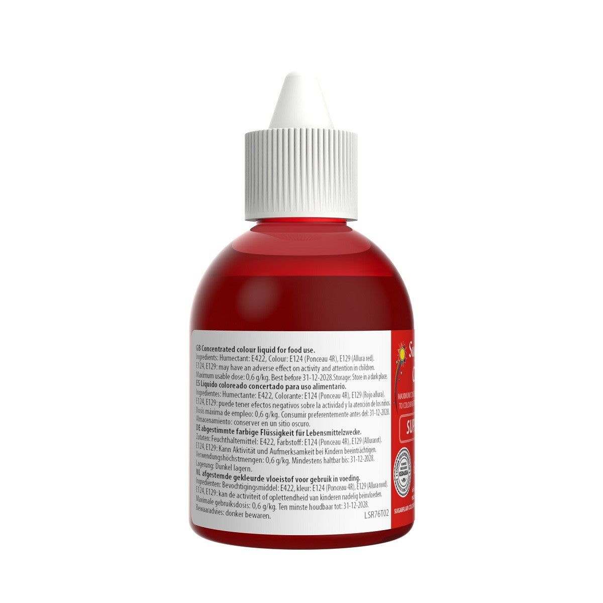 Sugarflair Liquid Colour Super Red 60ml