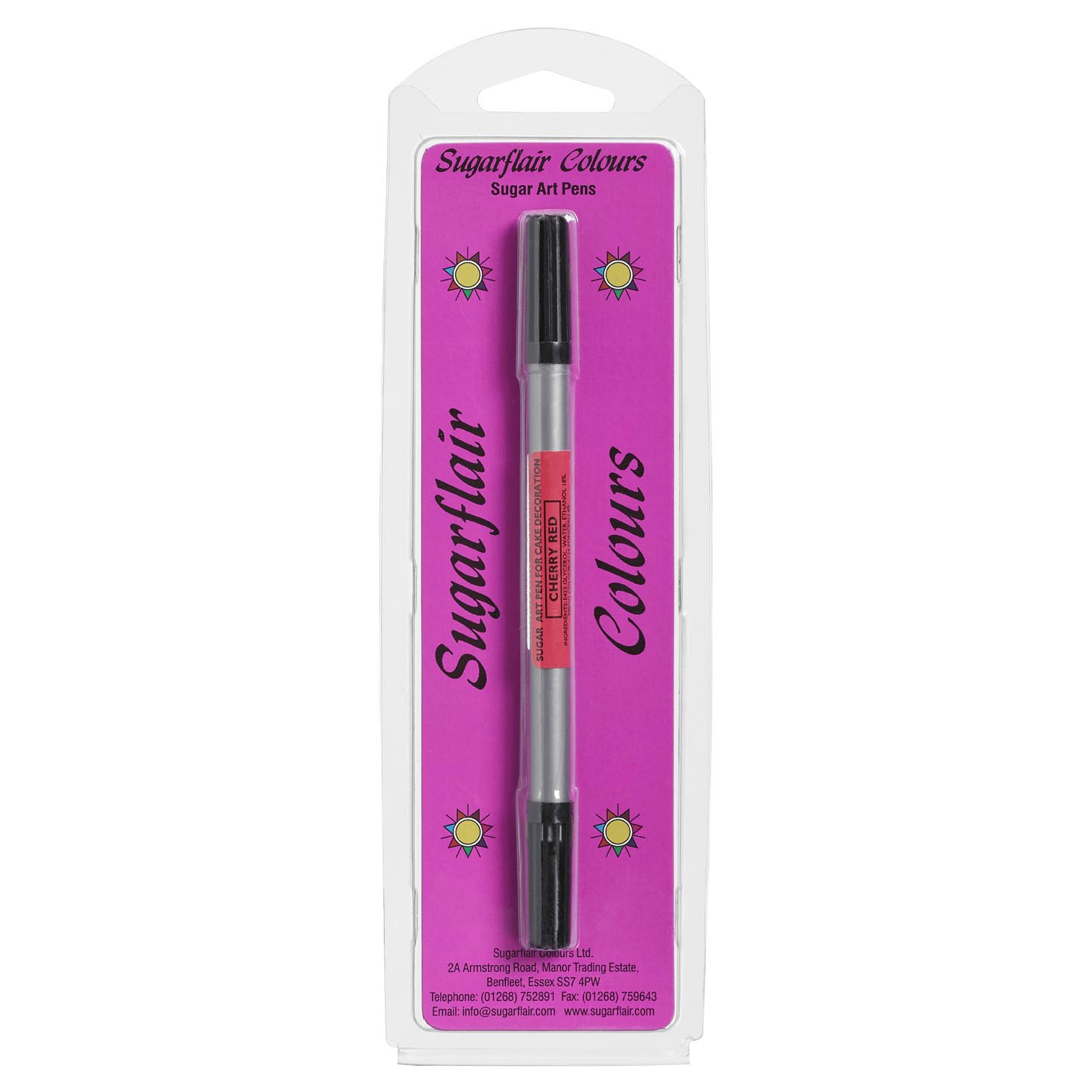 Sugarflair Eetbare Stift Kersenrood